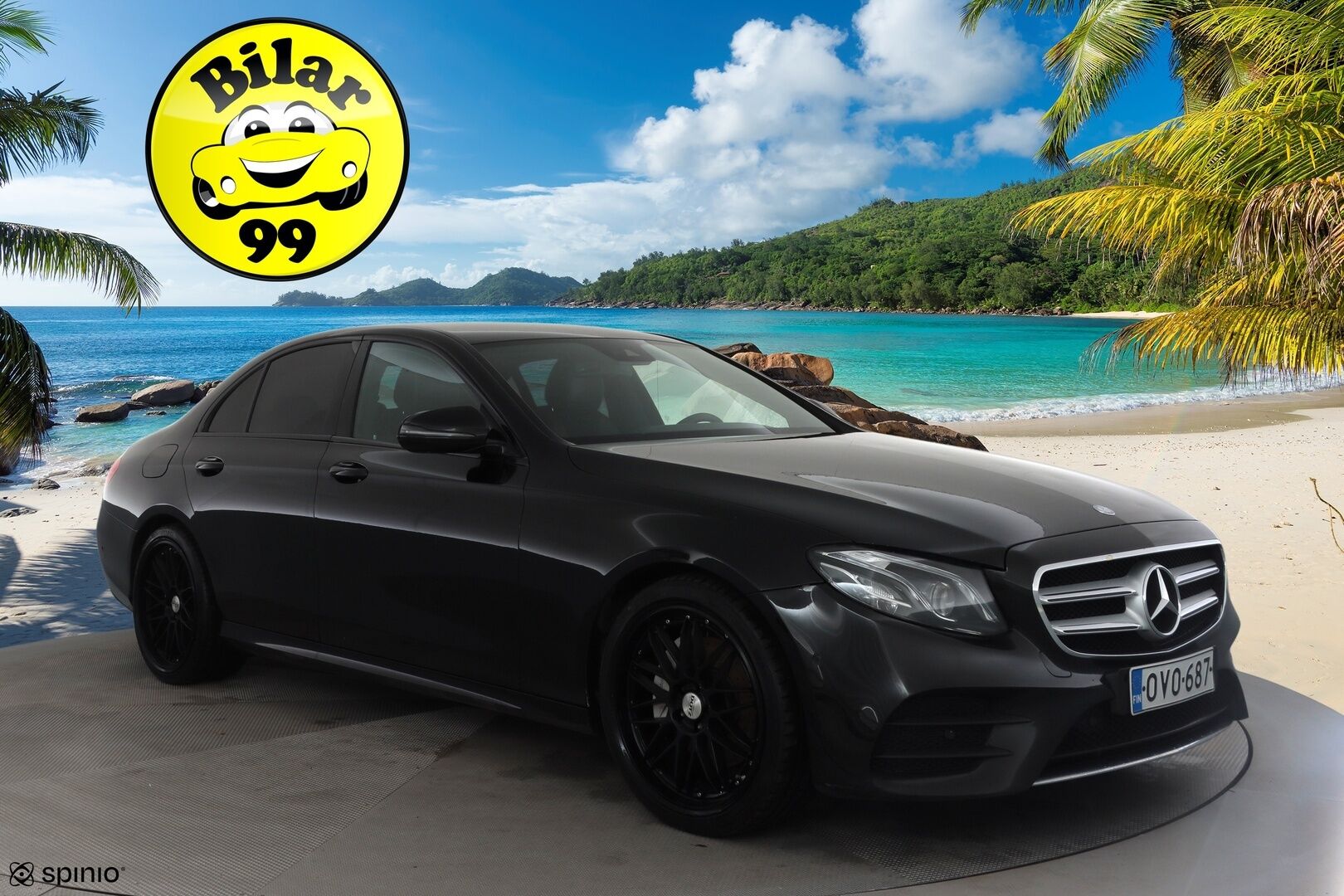 Mercedes-Benz E 2016 220 d A Premium Business AMG * Widescreen / Multibeam / P.Kamera / Sportpenkit / Navi / Katveavustin * - Kahdet renkaat