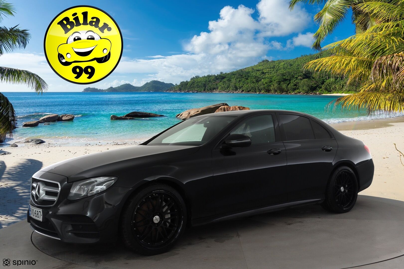 Mercedes-Benz E 2016 220 d A Premium Business AMG * Widescreen / Multibeam / P.Kamera / Sportpenkit / Navi / Katveavustin * - Kahdet renkaat