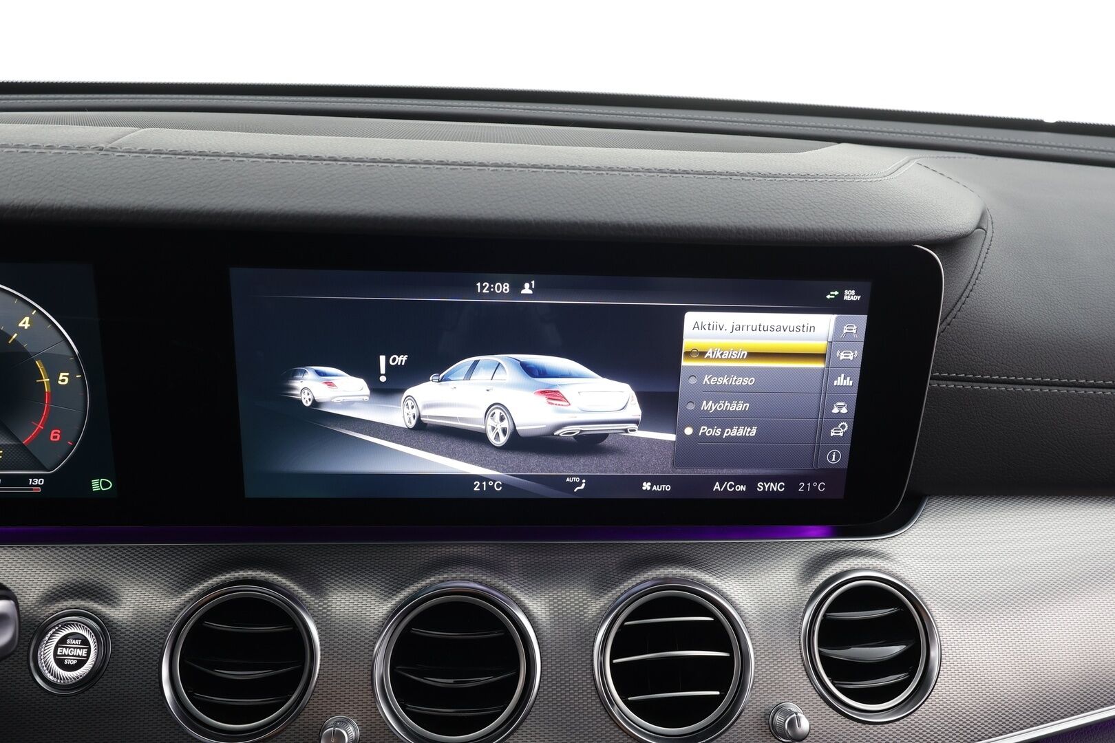 Mercedes-Benz E 2016 220 d A Premium Business AMG * Widescreen / Multibeam / P.Kamera / Sportpenkit / Navi / Katveavustin * - Kahdet renkaat