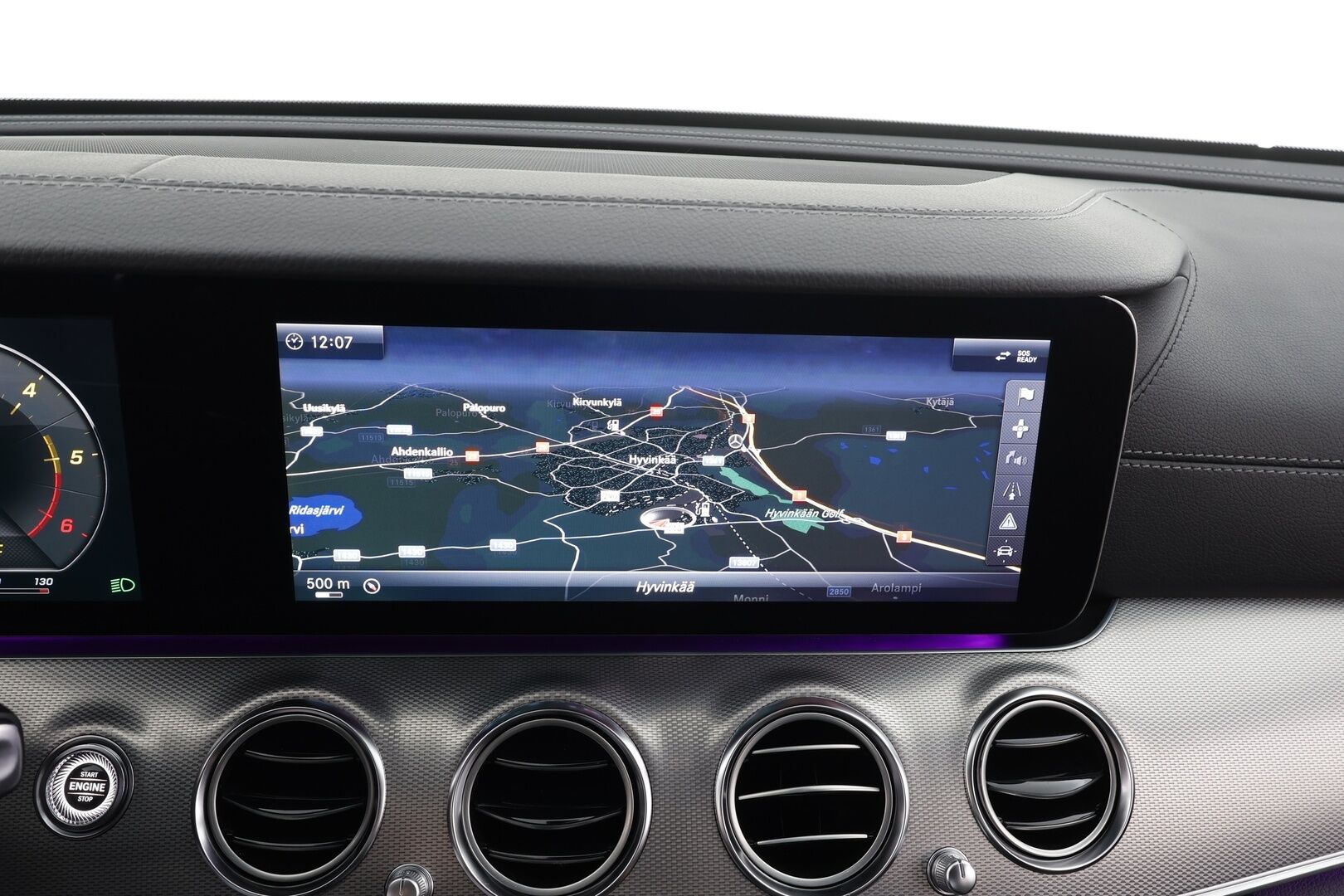 Mercedes-Benz E 2016 220 d A Premium Business AMG * Widescreen / Multibeam / P.Kamera / Sportpenkit / Navi / Katveavustin * - Kahdet renkaat