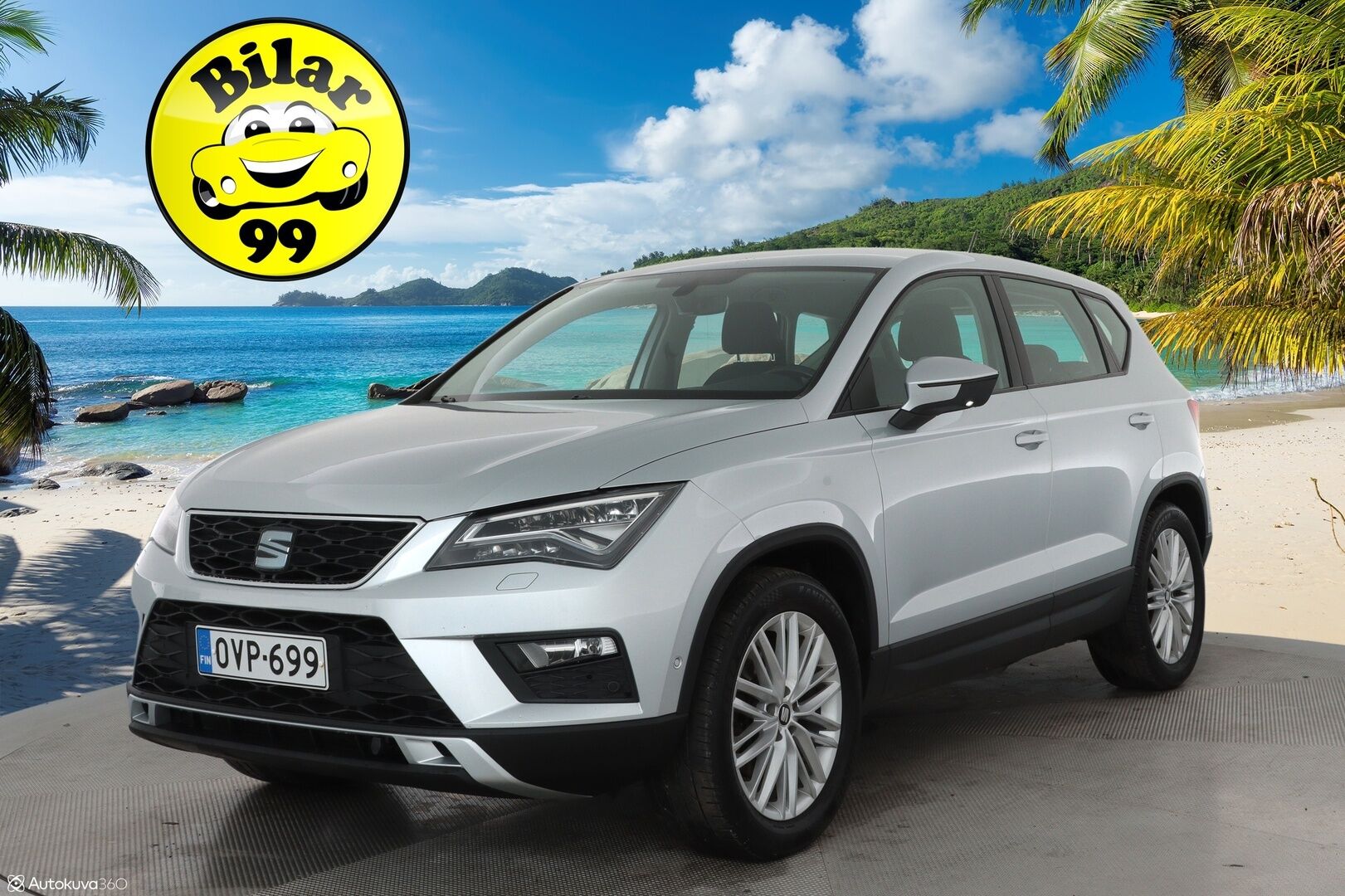 Seat Ateca 2017 2,0 TDI 150 4DRIVE Style ** Webasto / Koukku / Adapt.Vakkari / LED-valot / P.Tutkat ** - Suomi-auto / Kahdet Renkaat