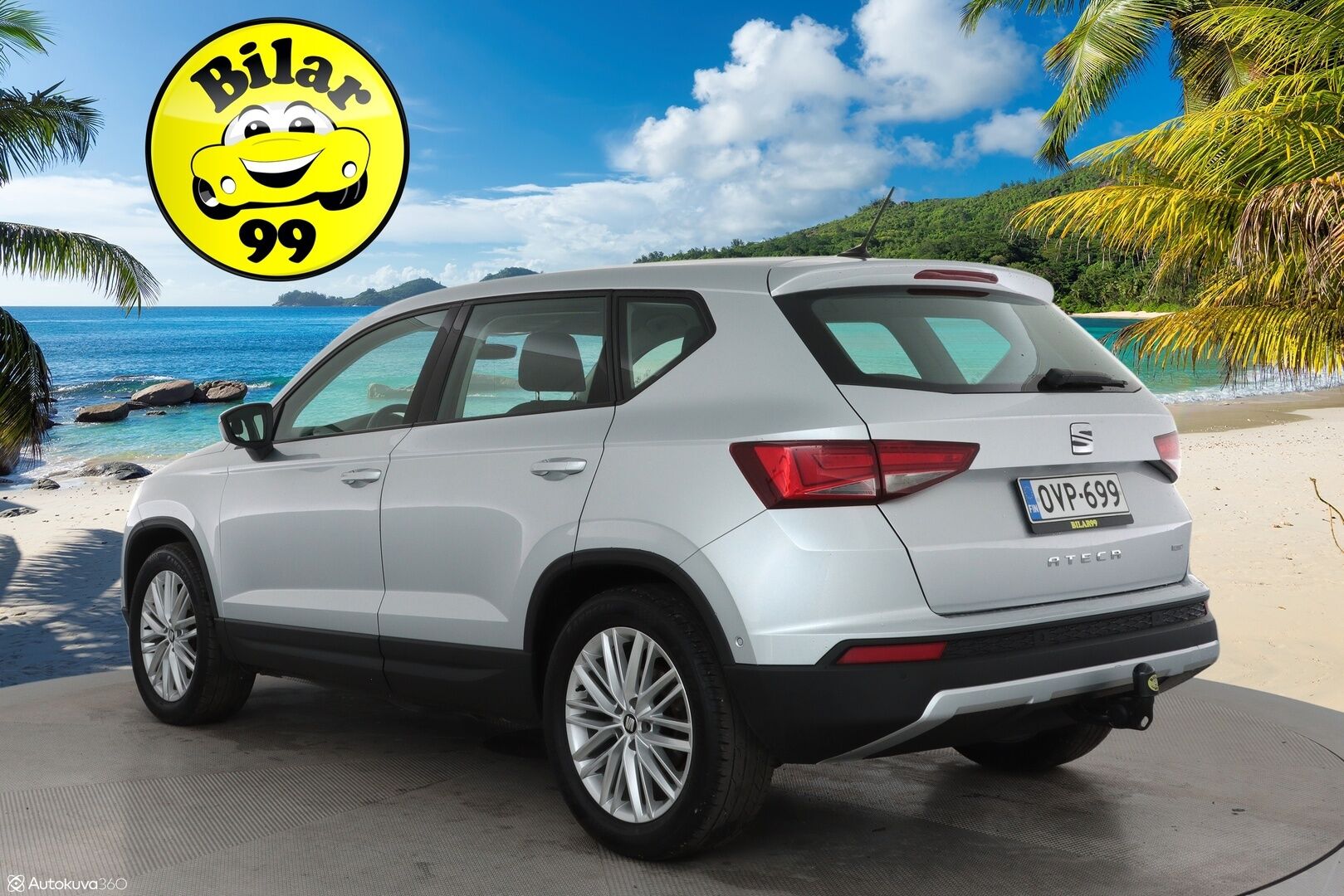 Seat Ateca 2017 2,0 TDI 150 4DRIVE Style ** Webasto / Koukku / Adapt.Vakkari / LED-valot / P.Tutkat ** - Suomi-auto / Kahdet Renkaat