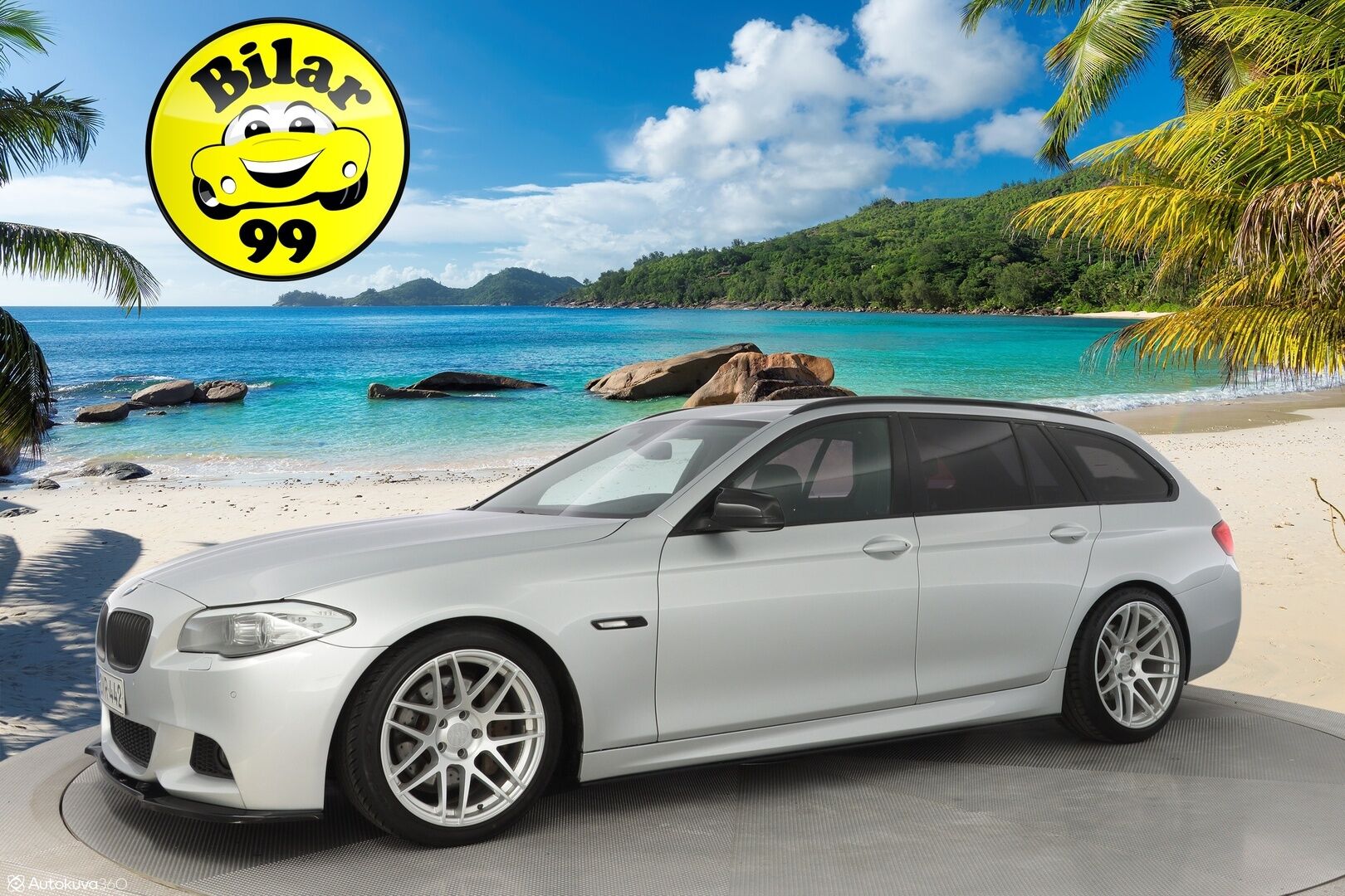 BMW 525 2012 2,0 TwinPower Turbo A F11 Touring - Myydään huutokaupat.com / Panorama / Sähkökontti / Sähkökoukku / Tutkat / Maxton / M-look / Turbo vaihdettu