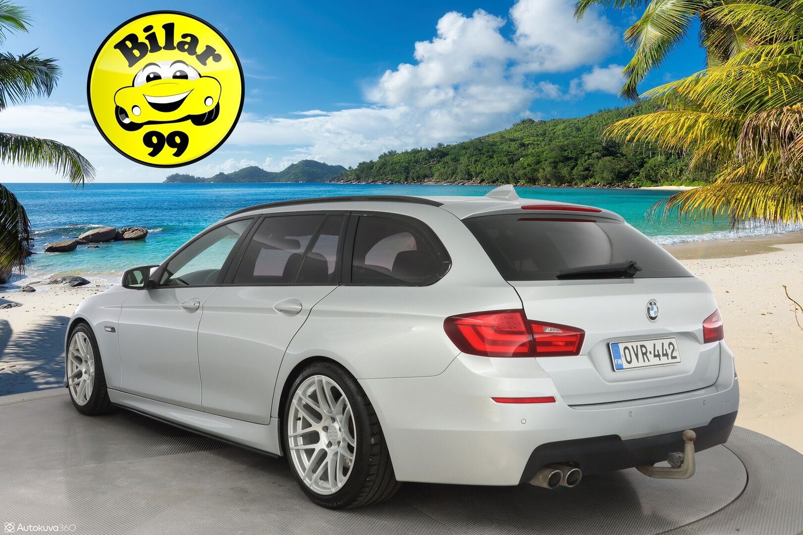 BMW 525 2012 2,0 TwinPower Turbo A F11 Touring - Myydään huutokaupat.com / Panorama / Sähkökontti / Sähkökoukku / Tutkat / Maxton / M-look / Turbo vaihdettu