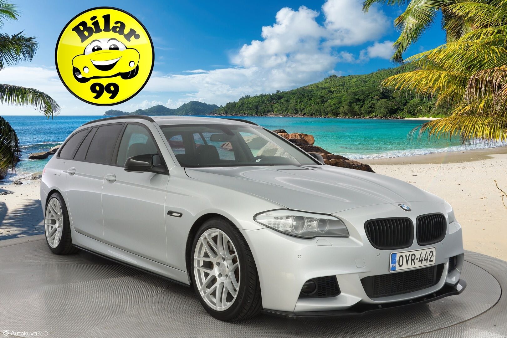 BMW 525 2012 2,0 TwinPower Turbo A F11 Touring - Myydään huutokaupat.com / Panorama / Sähkökontti / Sähkökoukku / Tutkat / Maxton / M-look / Turbo vaihdettu