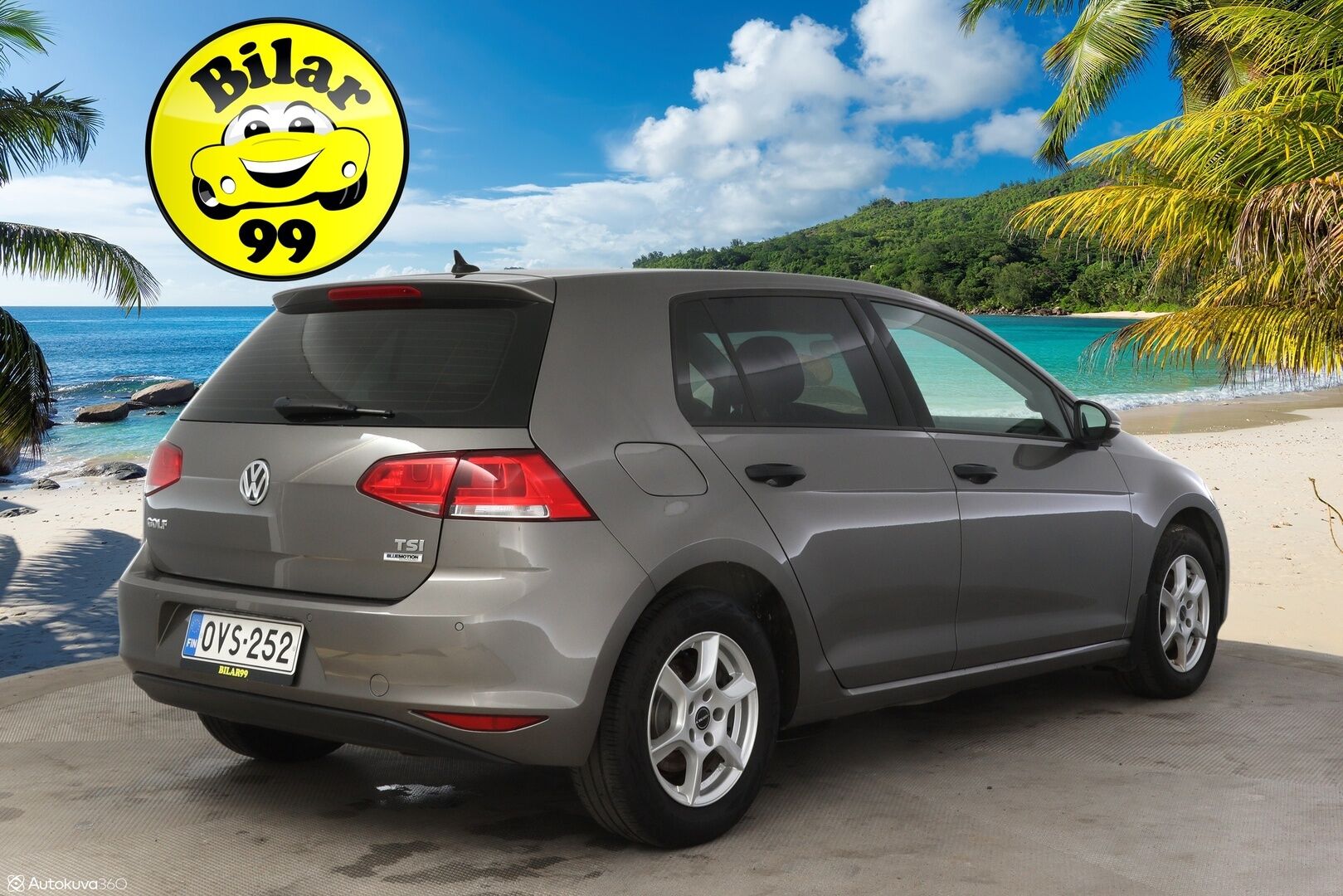 Volkswagen Golf 2017 Luxline 1,2 TSI 63 kW (85 hv) * Webasto / Lämmitettävät sivupeilit / Aut.ilmastointi / Vakkari * - * Jakopää tehty 98tkm kohdalla 11.12.2023 / Webasto / 2x renkaat / Juuri huollettu *