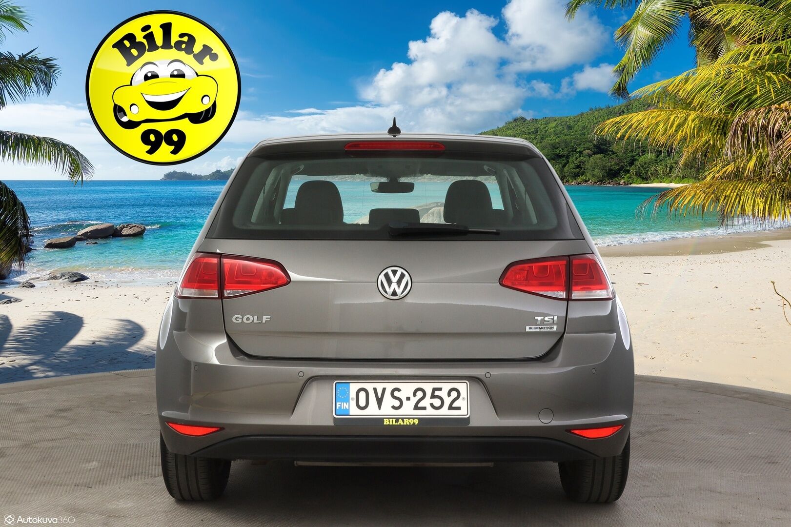 Volkswagen Golf 2017 Luxline 1,2 TSI 63 kW (85 hv) * Webasto / Lämmitettävät sivupeilit / Aut.ilmastointi / Vakkari * - * jakopää tehty 98tkm kohdalla 11.12.2023 / Webasto / 2x renkaat *