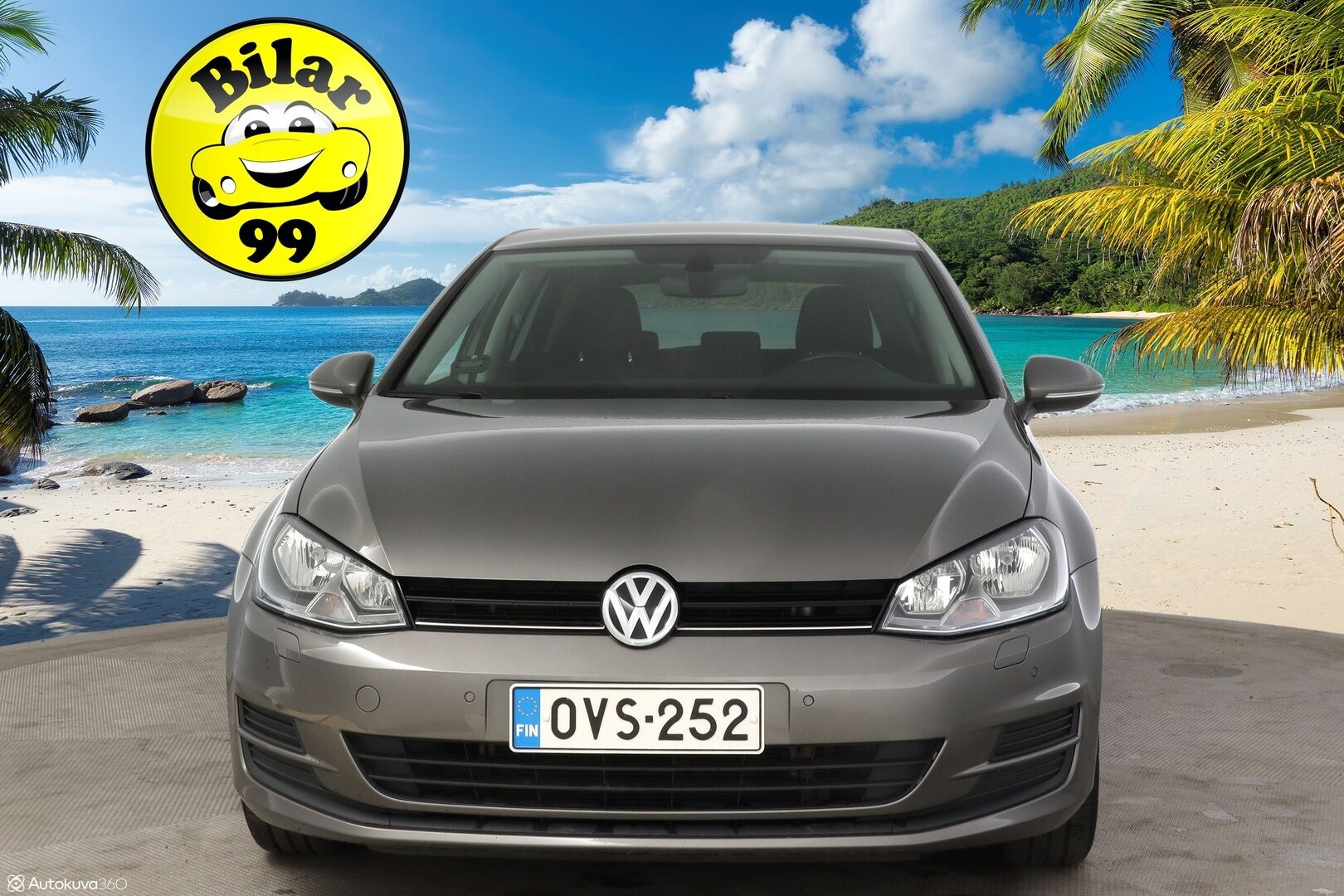 Volkswagen Golf 2017 Luxline 1,2 TSI 63 kW (85 hv) * Webasto / Lämmitettävät sivupeilit / Aut.ilmastointi / Vakkari * - * Jakopää tehty 98tkm kohdalla 11.12.2023 / Webasto / 2x renkaat / Juuri huollettu *