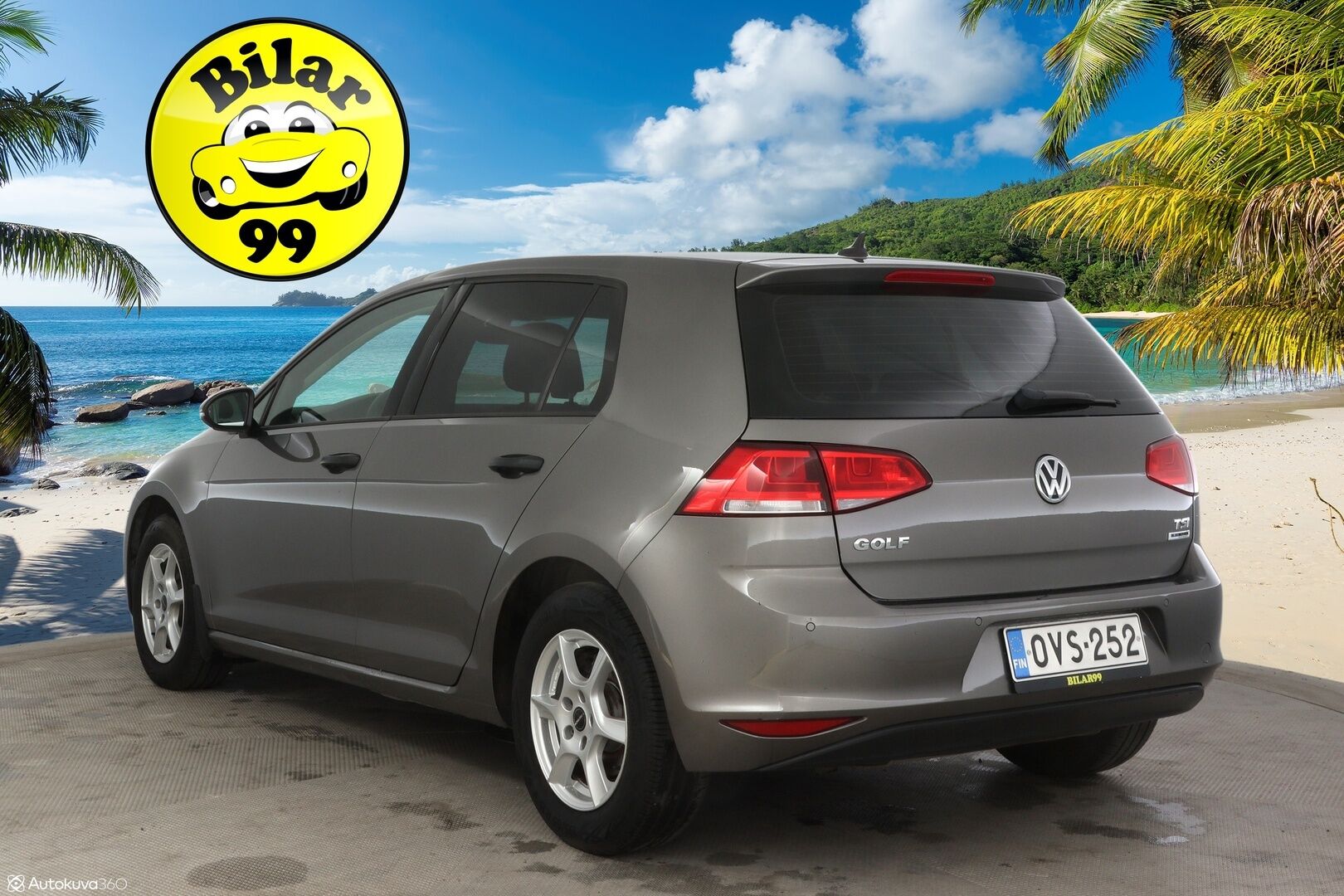 Volkswagen Golf 2017 Luxline 1,2 TSI 63 kW (85 hv) * Webasto / Lämmitettävät sivupeilit / Aut.ilmastointi / Vakkari * - * Jakopää tehty 98tkm kohdalla 11.12.2023 / Webasto / 2x renkaat / Juuri huollettu *