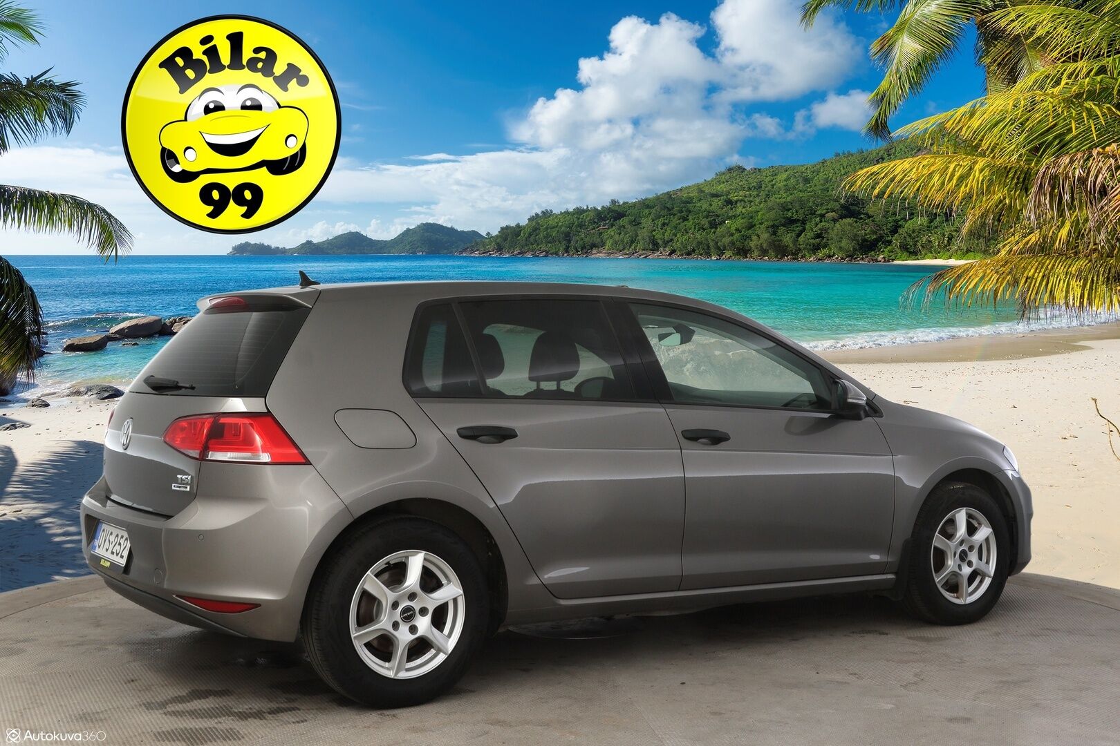 Volkswagen Golf 2017 Luxline 1,2 TSI 63 kW (85 hv) * Webasto / Lämmitettävät sivupeilit / Aut.ilmastointi / Vakkari * - * Jakopää tehty 98tkm kohdalla 11.12.2023 / Webasto / 2x renkaat / Juuri huollettu *