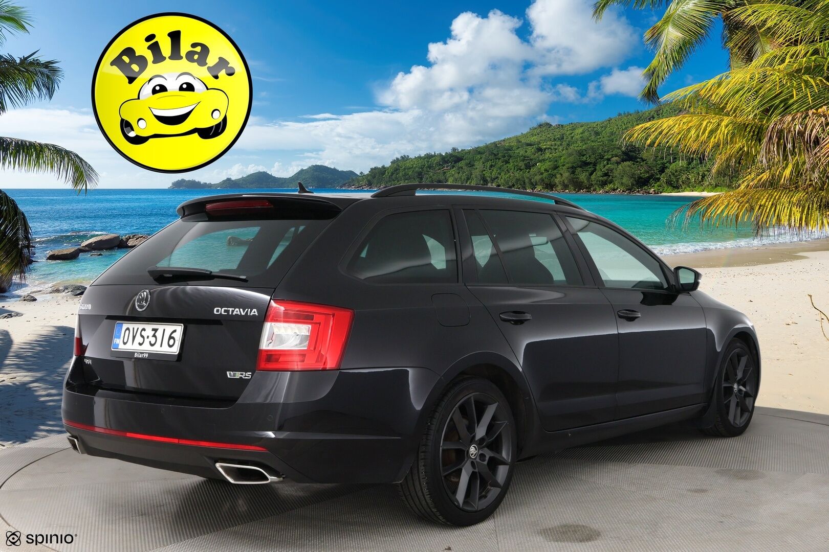 Skoda Octavia 2017 Combi 2,0 TDI 184 4x4 RS DSG Autom. - Suomi auto | Webasto | Adapt. vak | Sporttipenkit | Tutkat |  Lämmitettävä tuulilasi | Ilman Adblue | Jakopää vaihdettu 2026
