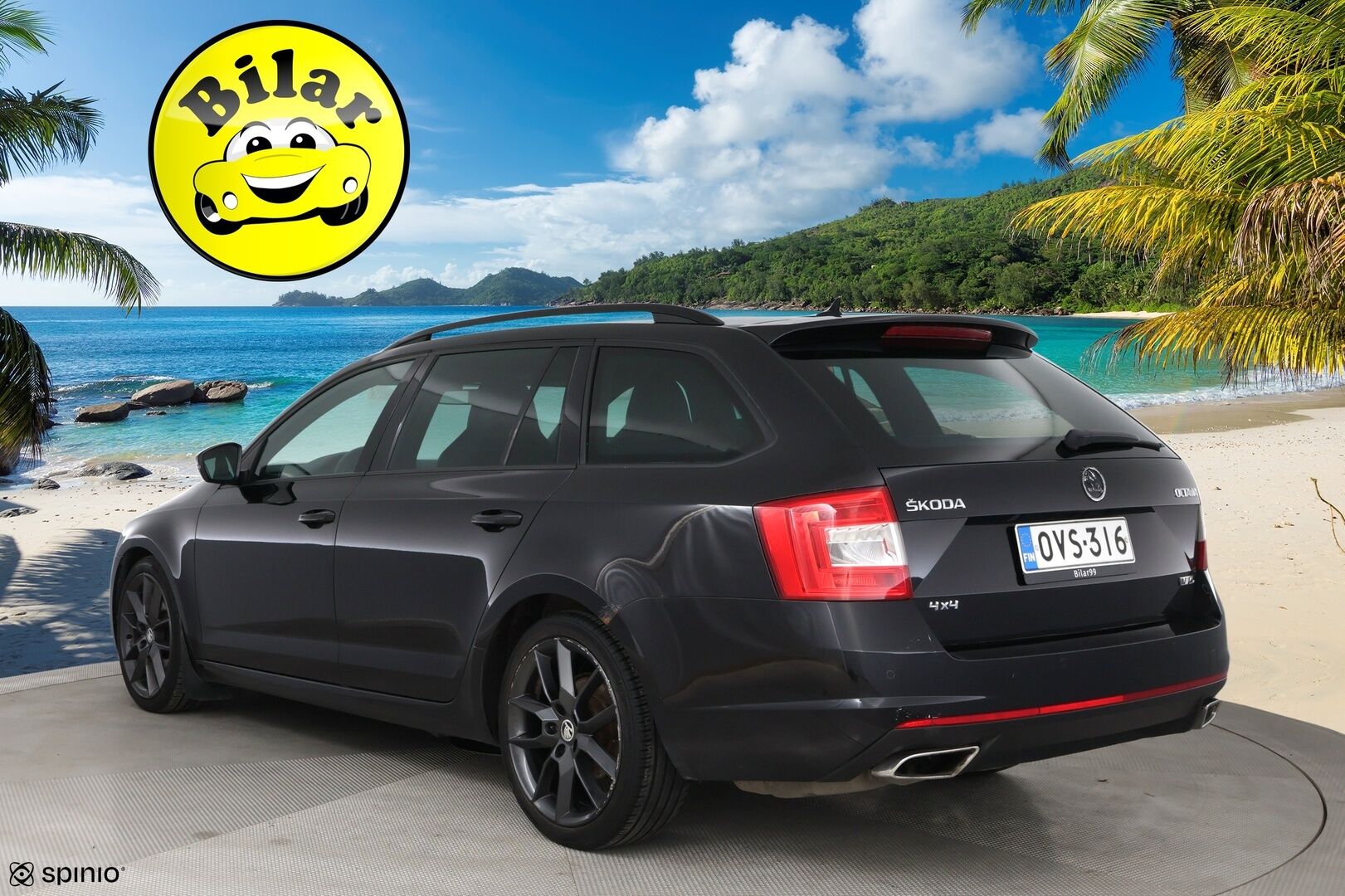 Skoda Octavia 2017 Combi 2,0 TDI 184 4x4 RS DSG Autom. - Suomi auto | Webasto | Adapt. vak | Sporttipenkit | Tutkat |  Lämmitettävä tuulilasi | Ilman Adblue | Jakopää vaihdettu 2026