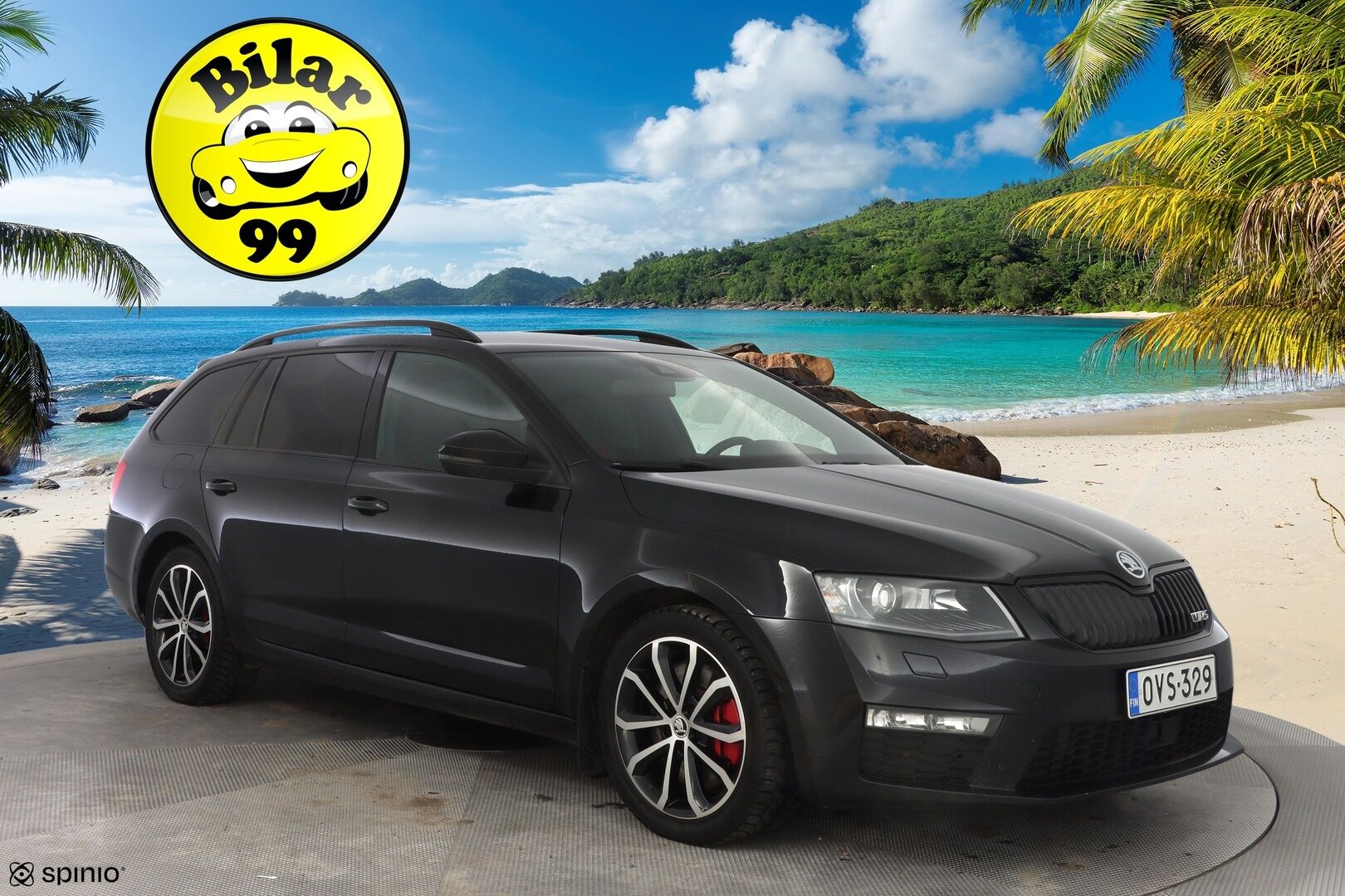 Skoda Octavia 2017 2,0 TSI Combi RS 230 DSG Aut *Webasto / Acc / Koukku / Canton / Keyless / Nahat / S.Kontti* - Suomi-auto / Kahdet OEM Vanteet / Hyvät huollot