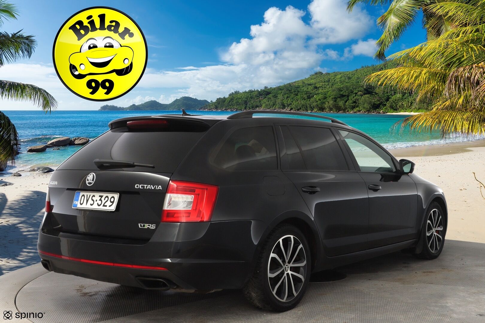 Skoda Octavia 2017 2,0 TSI Combi RS 230 DSG Aut *Webasto / Acc / Koukku / Canton / Keyless / Nahat / S.Kontti* - Suomi-auto / Kahdet OEM Vanteet / Hyvät huollot