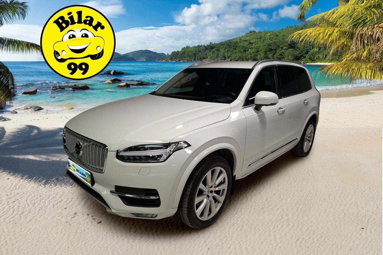 Volvo XC90 2017 D5 AWD Inscription aut - Ei AD-blue / 7-Paikkainen / Nahka sisusta / Vetokoukku / Ilmastoidut penkit 