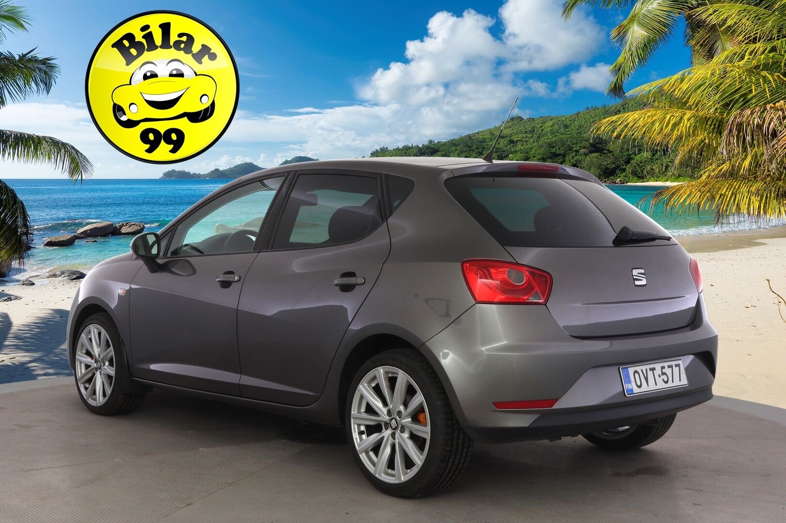 Seat Ibiza 2017 1,2 TSI 90 Style */ Suomi-auto / Vakkari / Webasto / Lohko / Bluetooth / Ilmastointi / 2x renkaat /* - Näppärä kauppakassi / 2x renkaat