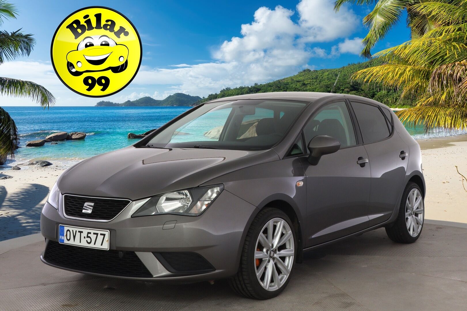 Seat Ibiza 2017 1,2 TSI 90 Style */ Suomi-auto / Vakkari / Webasto / Lohko / Bluetooth / Ilmastointi / 2x renkaat /* - Näppärä kauppakassi / 2x renkaat