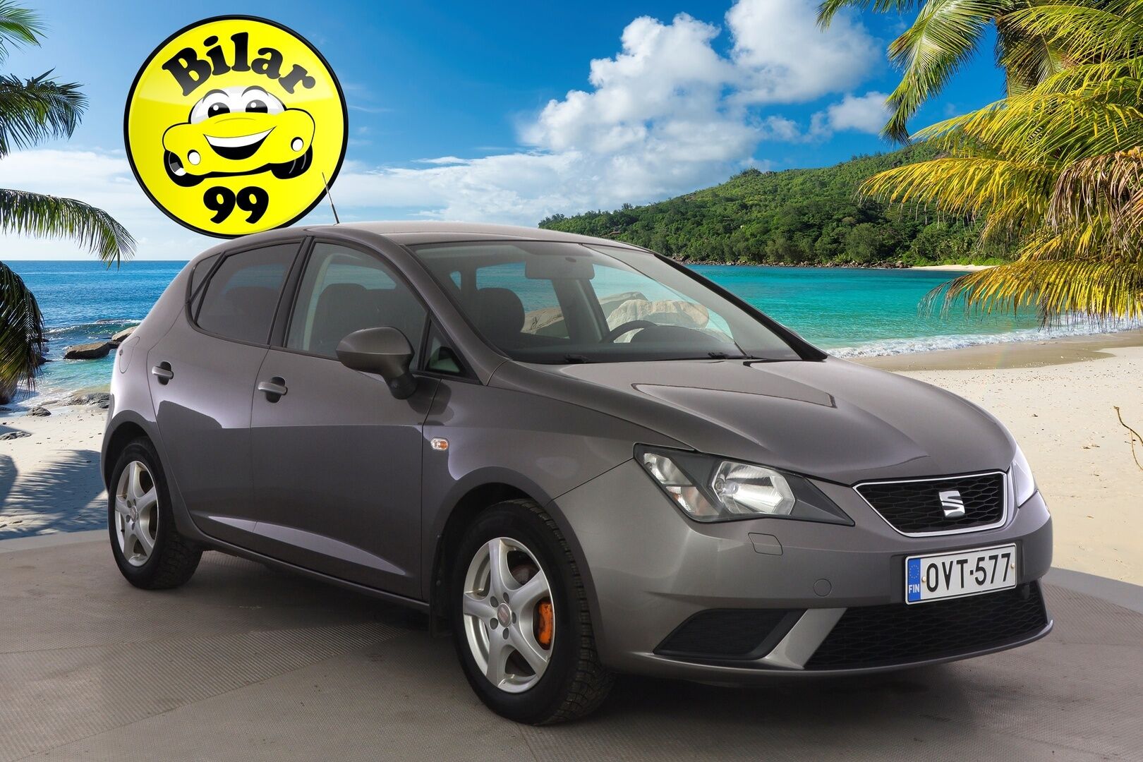 Seat Ibiza 2017 1,2 TSI 90 Style */ Suomi-auto / Vakkari / Webasto / Lohko / Bluetooth / Ilmastointi / 2x renkaat /* - Näppärä kauppakassi / 2x renkaat