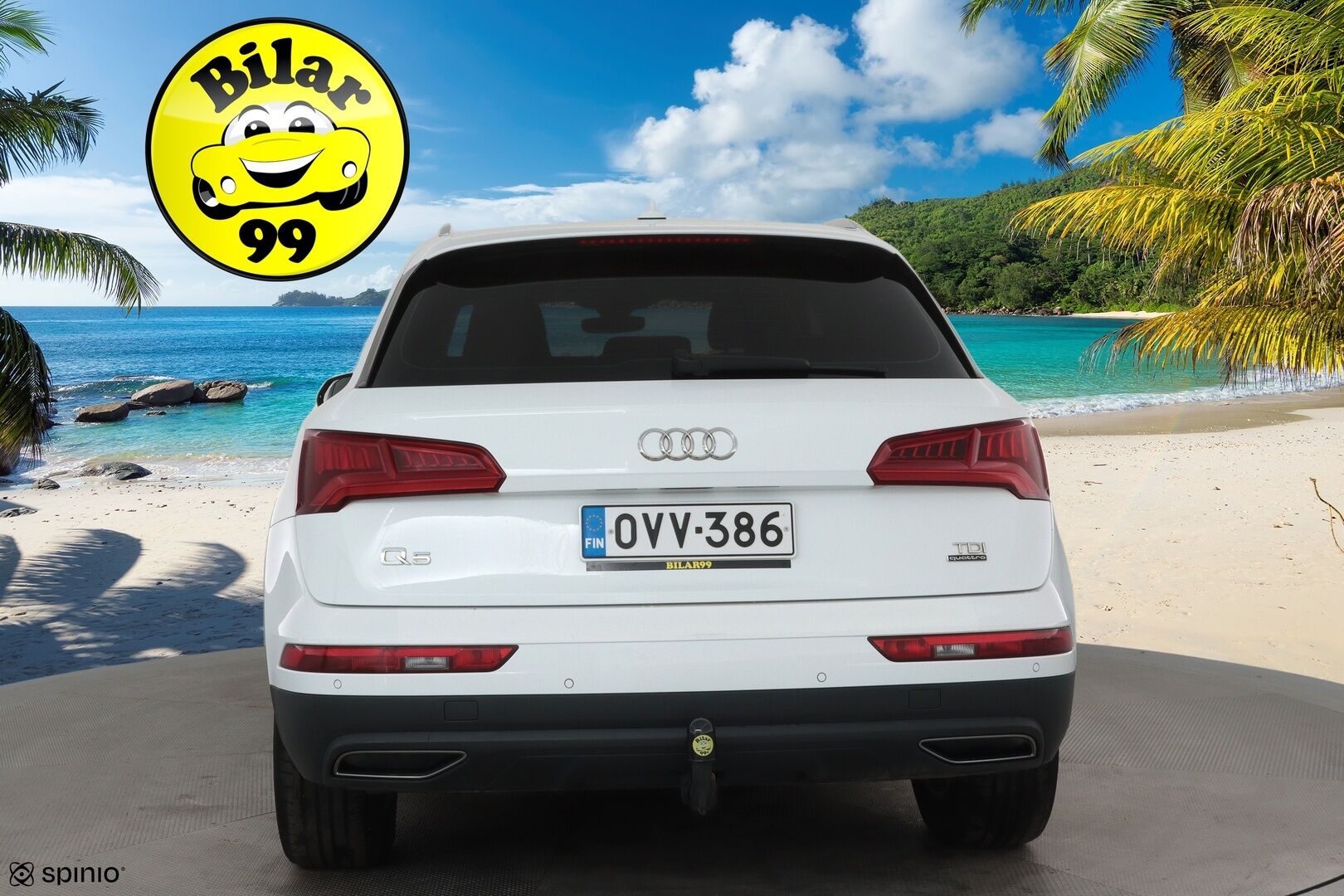 Audi Q5 2017 Business 2,0 TDI 120 kW quattro S tronic **Vakkari / P.tutkat / Koukku / Webasto / LED** - Suomi-auto / Kahdet renkaat aluvanteilla - HULLUT JOULUT KORKOTARJOUS 2,49% 