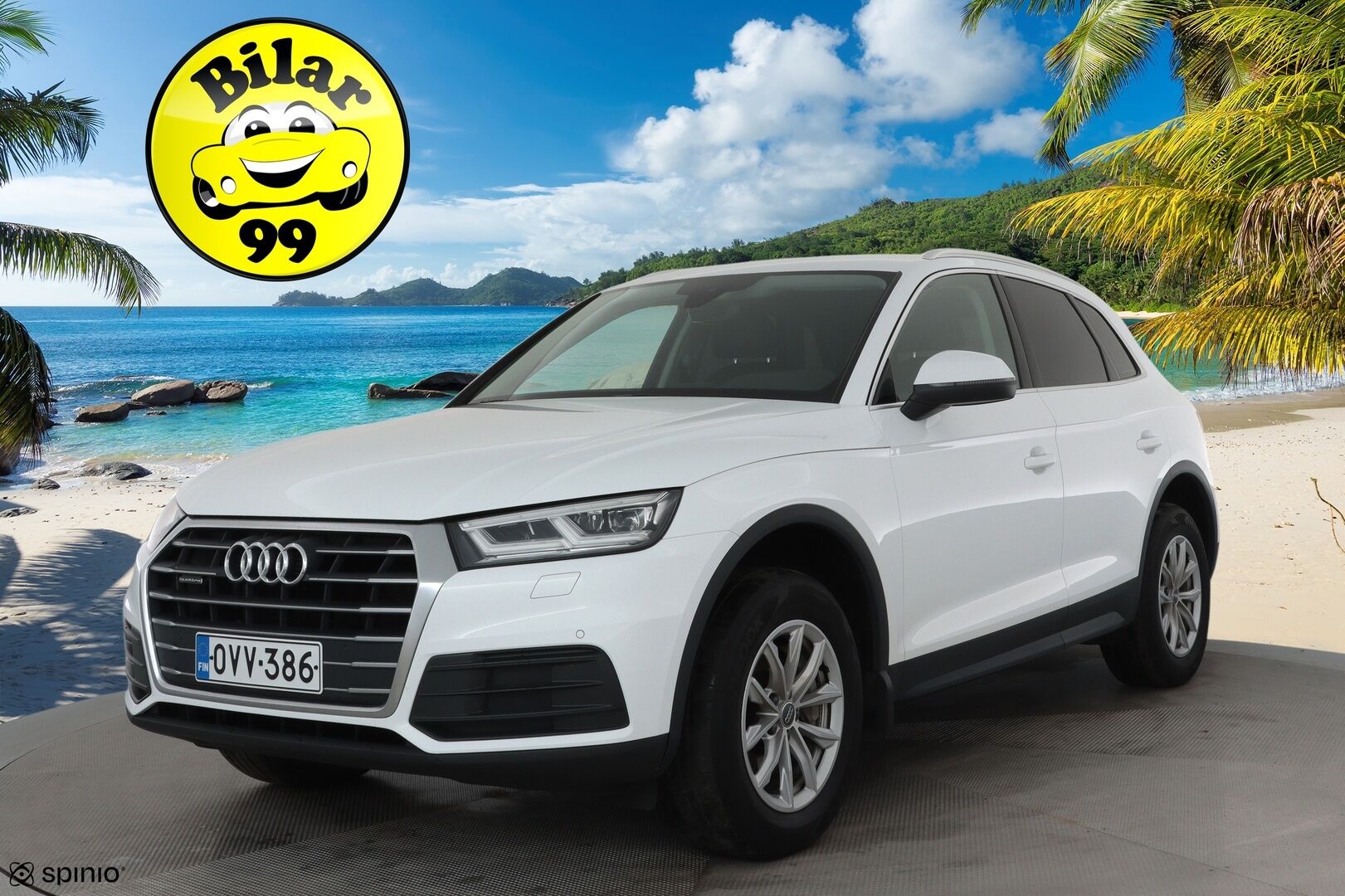 Audi Q5 2017 Business 2,0 TDI 120 kW quattro S tronic **Vakkari / P.tutkat / Koukku / Webasto / LED** - Suomi-auto / Kahdet renkaat aluvanteilla - HULLUT JOULUT KORKOTARJOUS 2,49% 