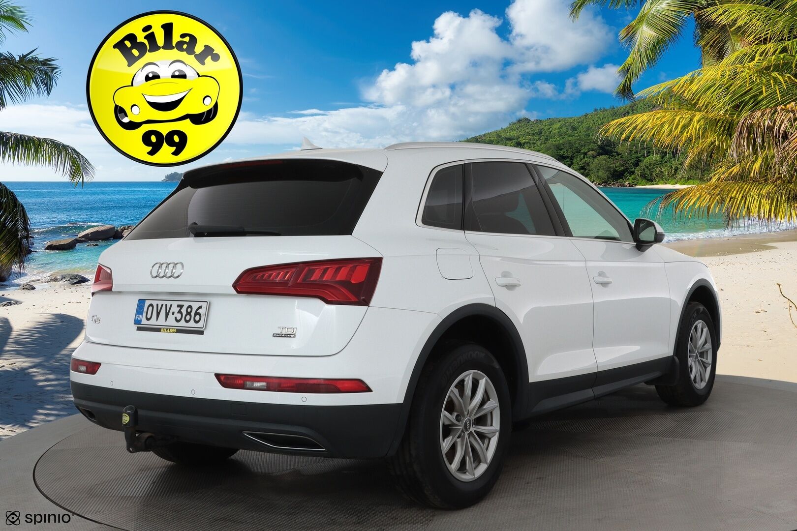 Audi Q5 2017 Business 2,0 TDI 120 kW quattro S tronic **Vakkari / P.tutkat / Koukku / Webasto / LED** - Suomi-auto / Kahdet renkaat aluvanteilla - HULLUT JOULUT KORKOTARJOUS 2,49% 