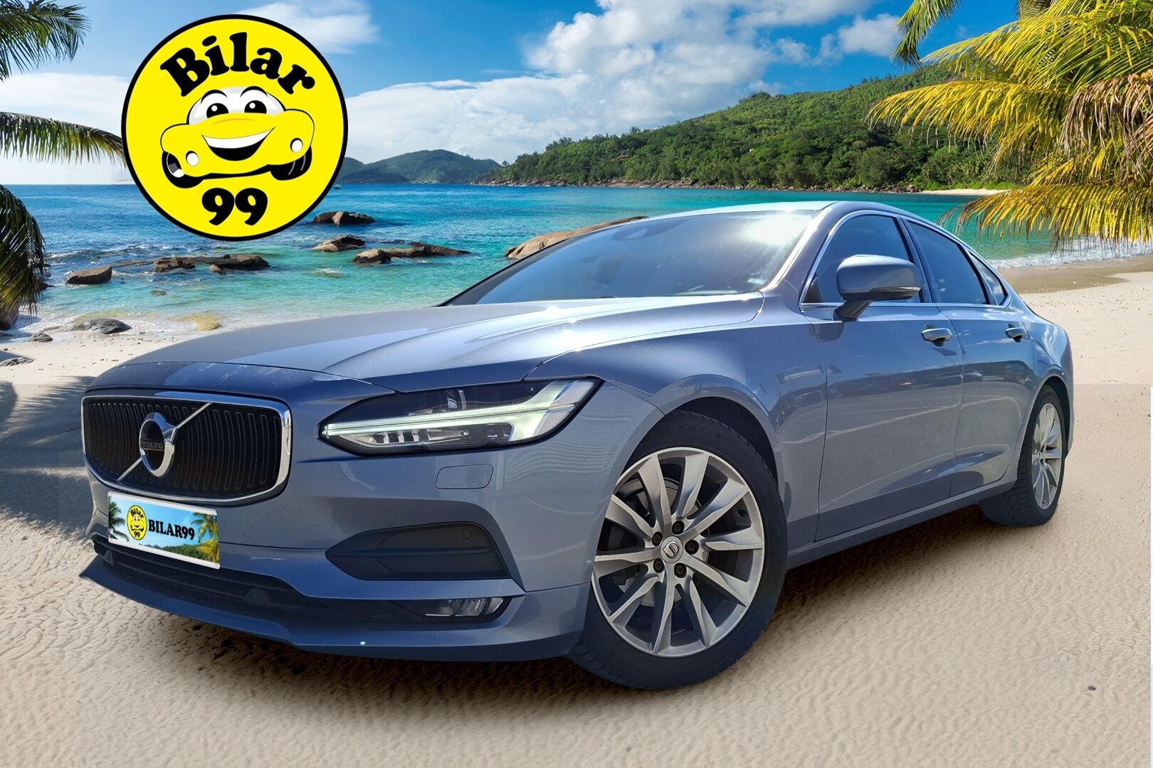 Volvo S90 2018 D4 Business aut * Suomiauto / Webasto / Adapt.Vakkari / Vetokoukku / Phoenix Gold Audio / Adapt.LED - Sensus Navi / Jakopää tehty / Juuri tullut Tampereelle!