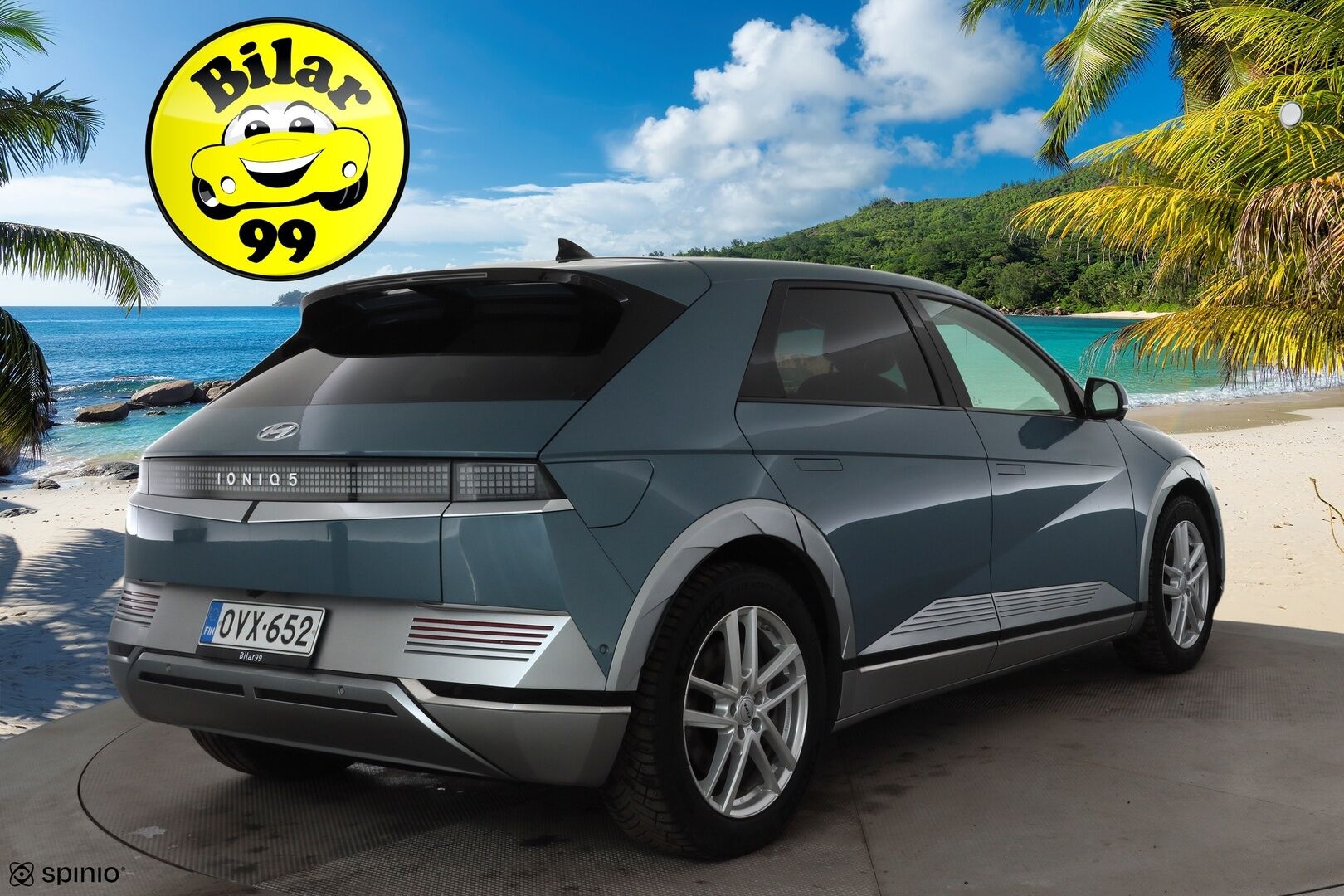 Hyundai IONIQ 5 2022 73 kWh 217 hv Premium * ACC / HUD / 360° / ILP / Relax-istuimet / Bose / LED / Ilmastoidut nahat / KeylessGo / Sähköluukku * - Suomi-auto / Kahdet renkaat aluvanteilla / Merkkihuollettu / Huippuvarusteet