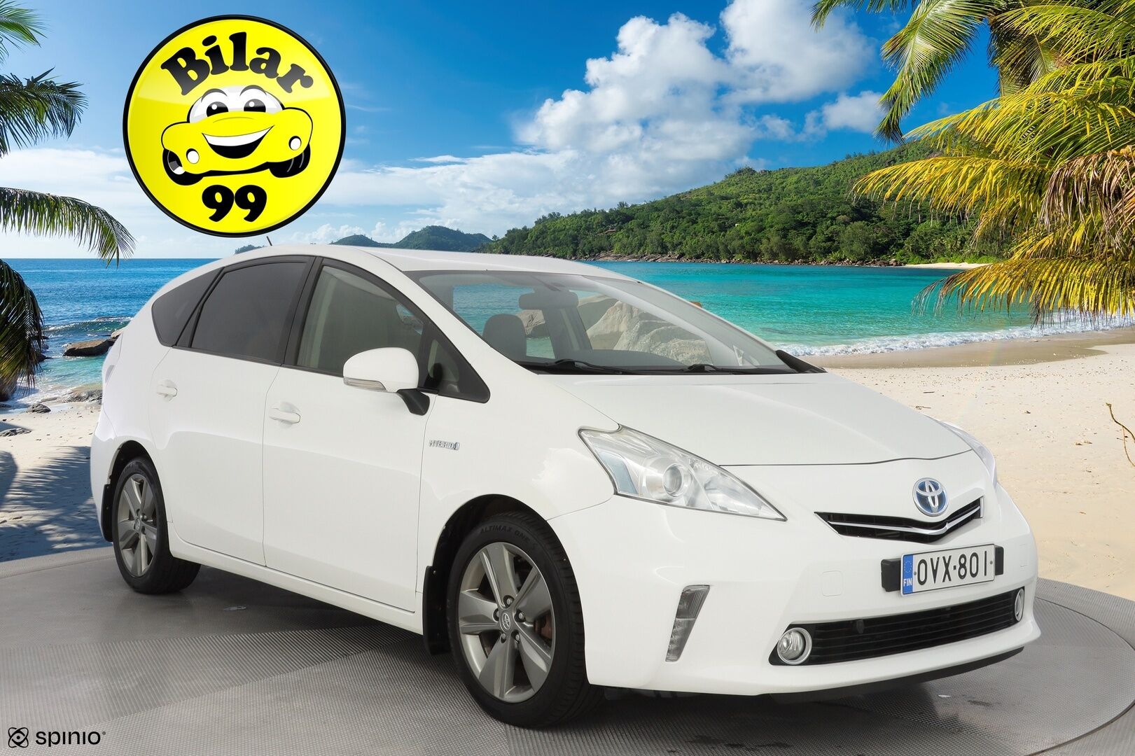 Toyota PRIUS+ 2015 1.8 Active 7p *Kamera / HUD / Nahat / Vakkari* - Täydellinen huoltohistoria / Kahdet hyvät renkaat / 7-paikkainen