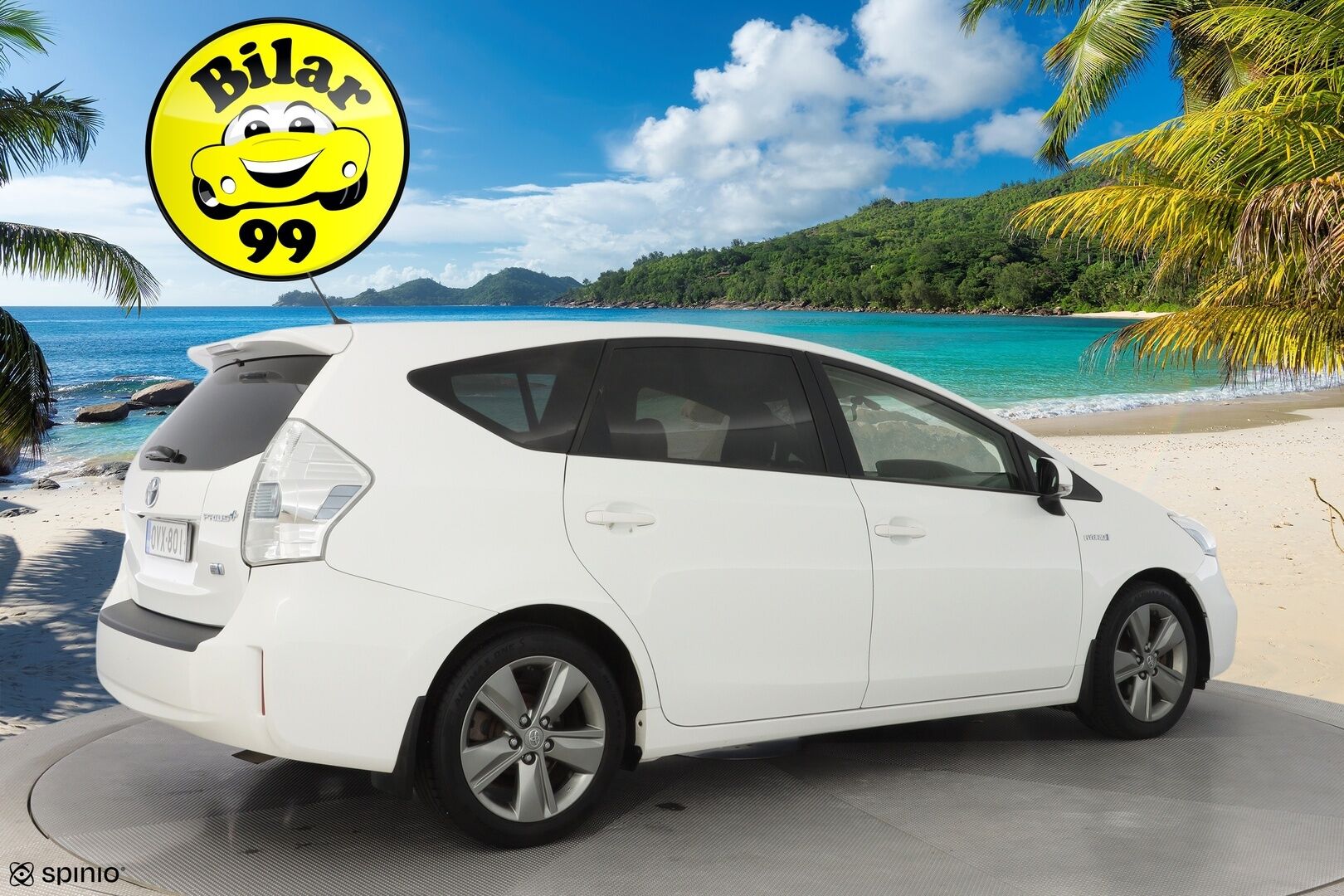 Toyota PRIUS+ 2015 1.8 Active 7p *Kamera / HUD / Nahat / Vakkari* - Täydellinen huoltohistoria / Kahdet hyvät renkaat / 7-paikkainen