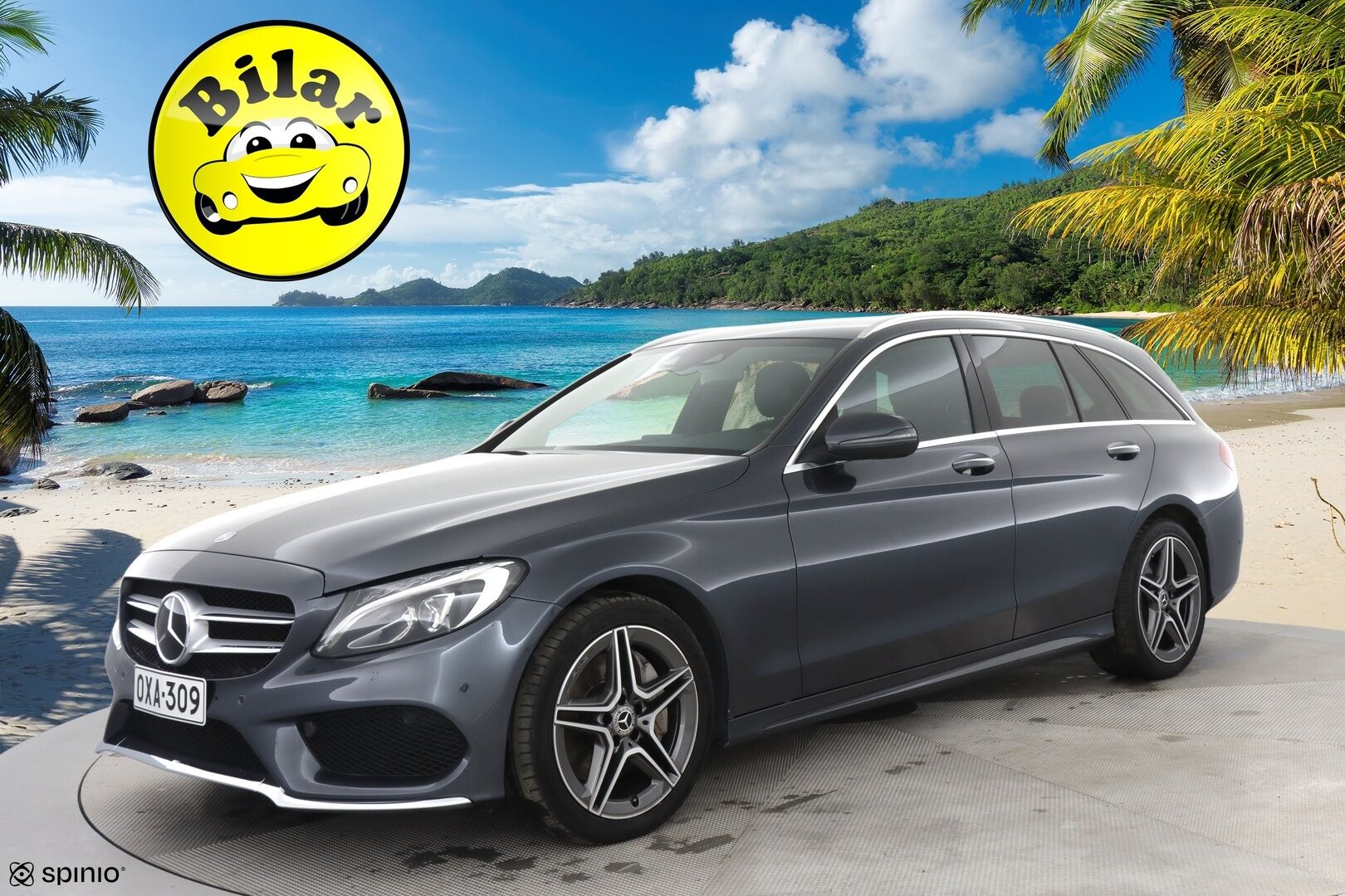 Mercedes-Benz C 2016 250 d 4Matic A AMG Premium Edition - | Burmester | Adaptiivinen vakionopeudensäädin | Koukku | KeyLessGo | Bliss | 2x AMG-vanteet |