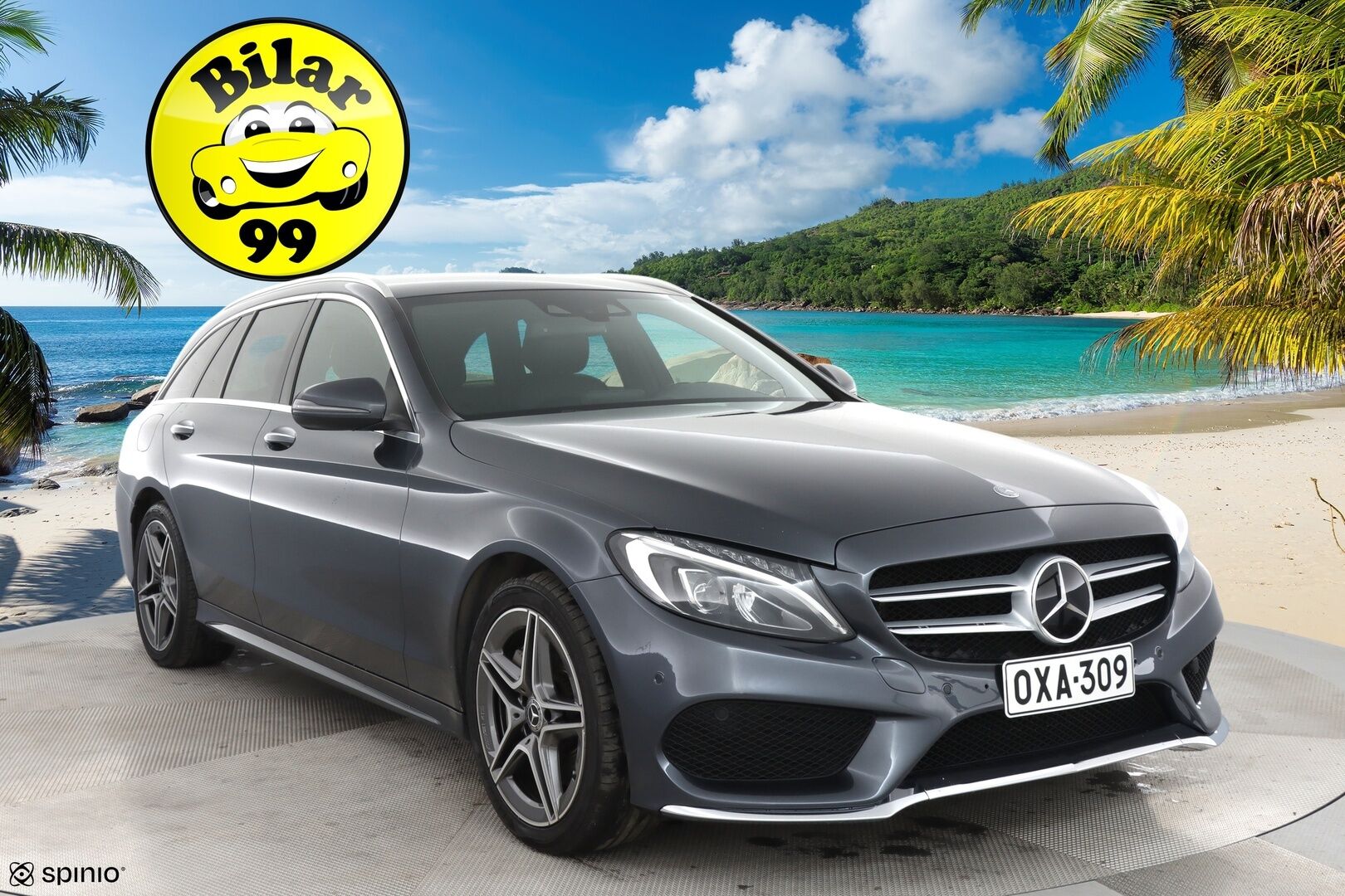 Mercedes-Benz C 2016 250 d 4Matic A AMG Premium Edition / Burmester / Adaptiivinen vakionopeudensäädin / Koukku / * - KeyLessGo / Bliss / 2x AMG-vanteet / - HULLUT AVAJAISHULINAT KORKOTARJOUS 3,29 %