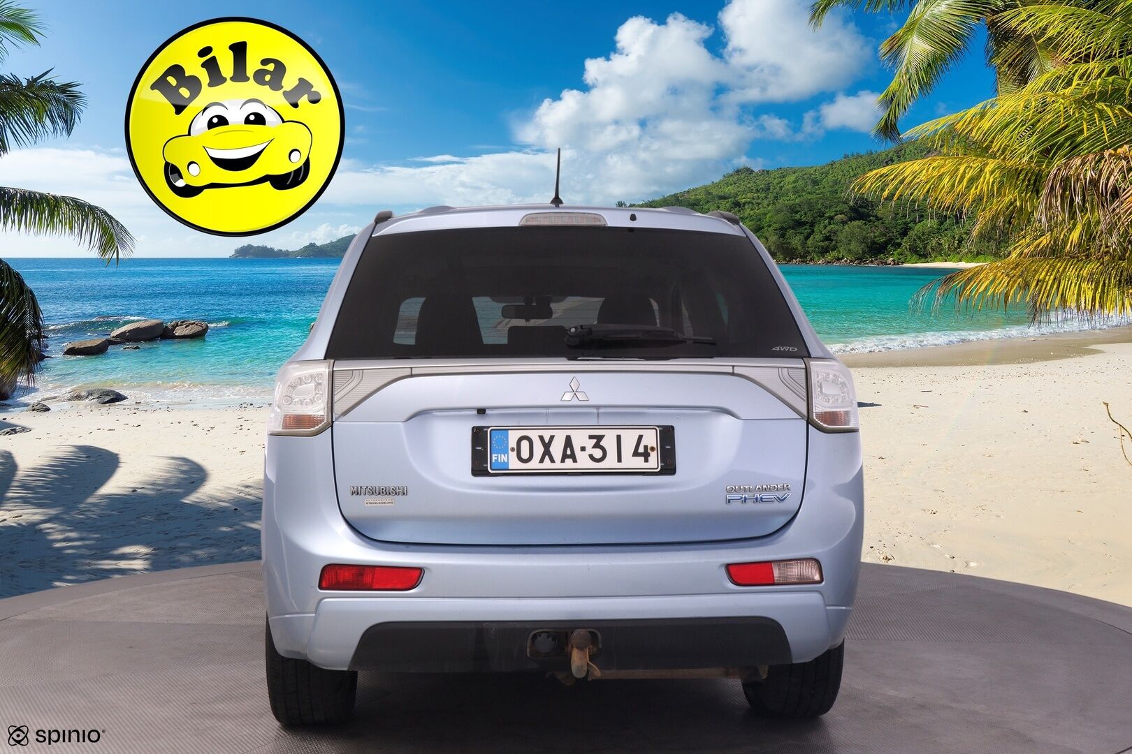 Mitsubishi Outlander PHEV 2014 Instyle Navi 4WD 5P - | Rockford | Koukku | Lasikattoluukku | Mustat nahat | Lasikattoluukku | 