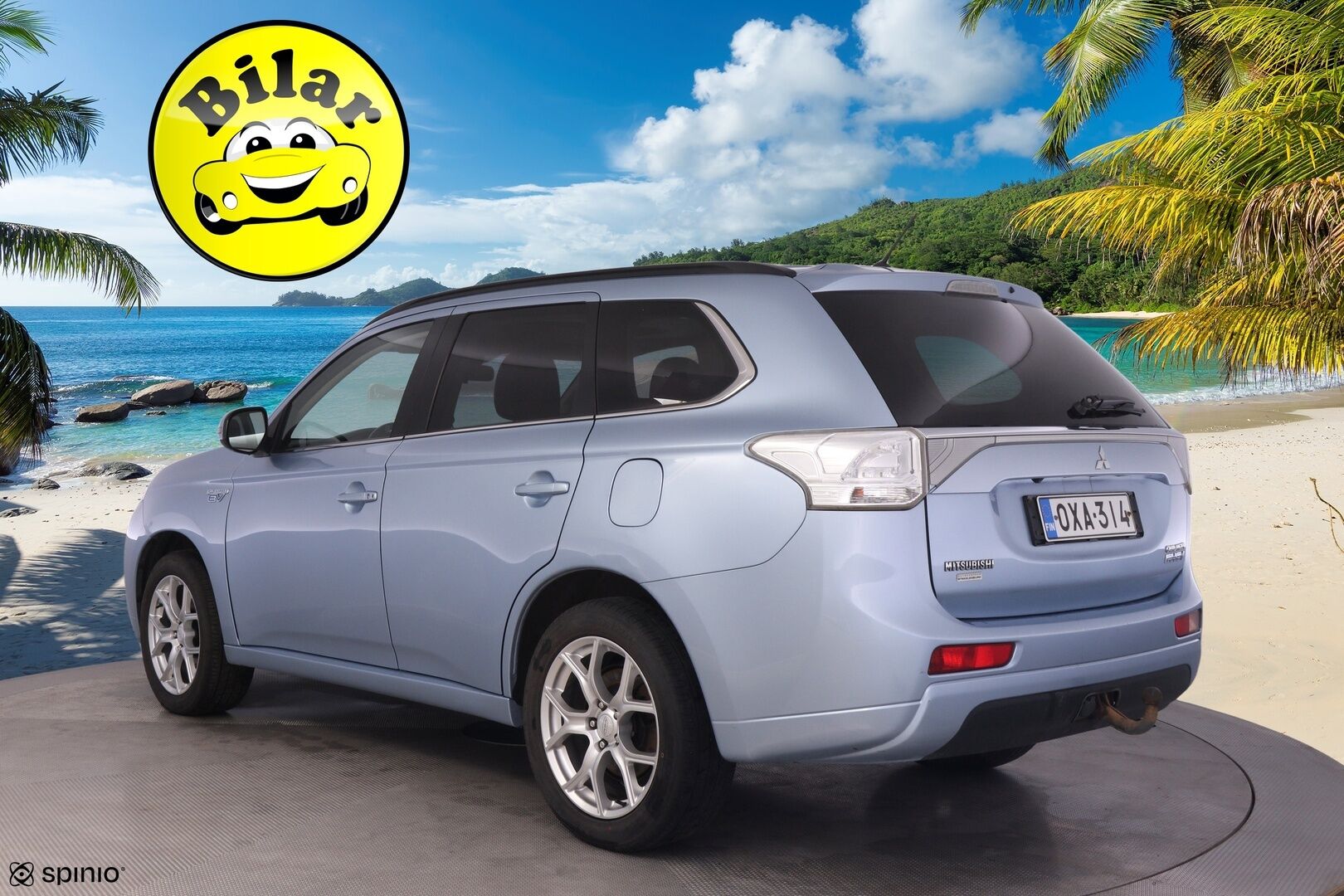 Mitsubishi Outlander PHEV 2014 Instyle Navi 4WD 5P - | Rockford | Koukku | Lasikattoluukku | Mustat nahat | Lasikattoluukku | 