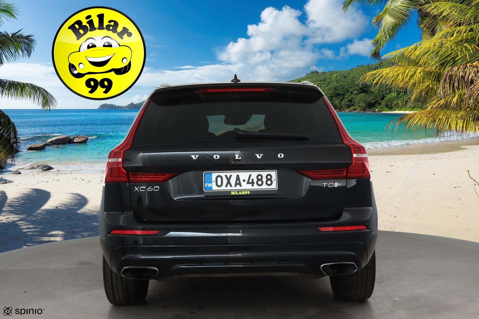 Volvo XC60 2018 T8 AWD R-Design aut **Adapt.vakkari / Webasto / P.kamera / Muistipenkki / Panorama / Koukku / Sporttipenkit** - Akku kuntotarkastettu / Suomi-auto / Merkkihuollettu / Kahdet renkaat aluvanteilla / Nahka-Alcantara / High Performance Audio / Navi / KeylessGo 