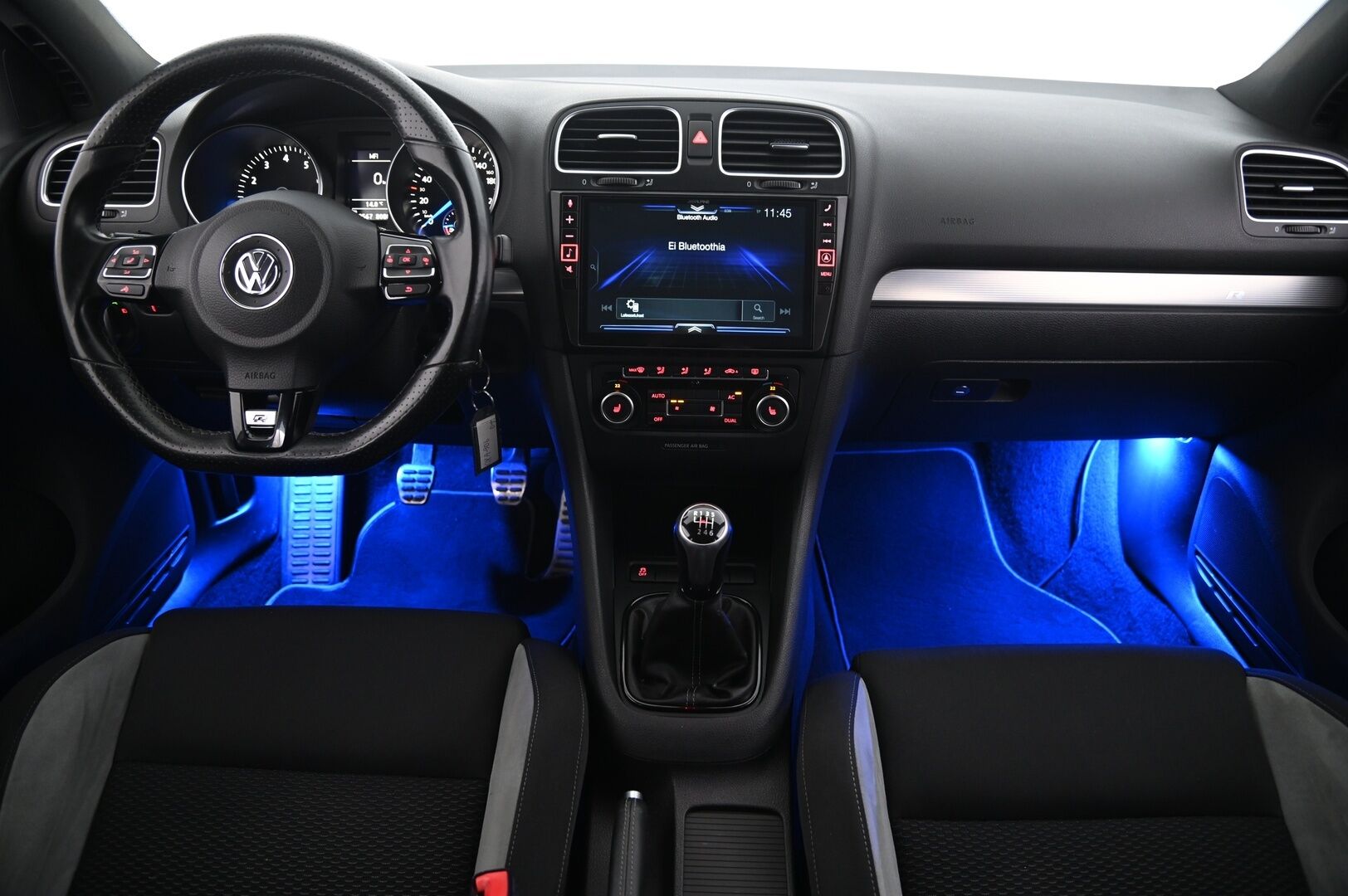 Volkswagen Golf 2012 R 2.0 TSI*Manuaali / *Miltek / BC-alusta / Alpine / Appconnect / Vakkari / Lohko* - Juuri leimattu / Näyttävä / Harvinainen Manuaali / 2x renkaat & vanteet