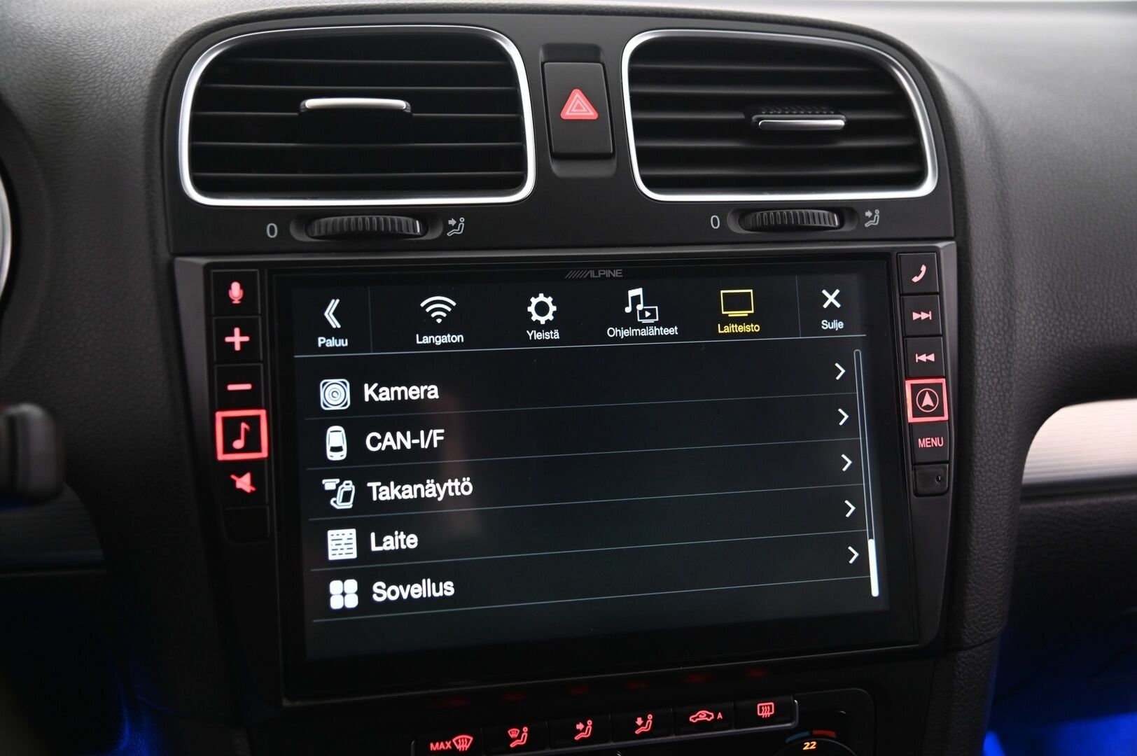 Volkswagen Golf 2012 R 2.0 TSI*Manuaali / *Miltek / BC-alusta / Alpine / Appconnect / Vakkari / Lohko* - Juuri leimattu / Näyttävä / Harvinainen Manuaali / 2x renkaat & vanteet