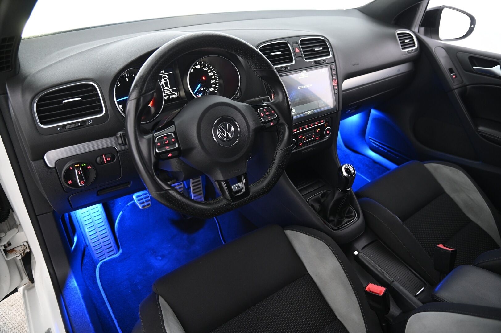 Volkswagen Golf 2012 R 2.0 TSI*Manuaali / *Miltek / BC-alusta / Alpine / Appconnect / Vakkari / Lohko* - Juuri leimattu / Näyttävä / Harvinainen Manuaali / 2x renkaat & vanteet