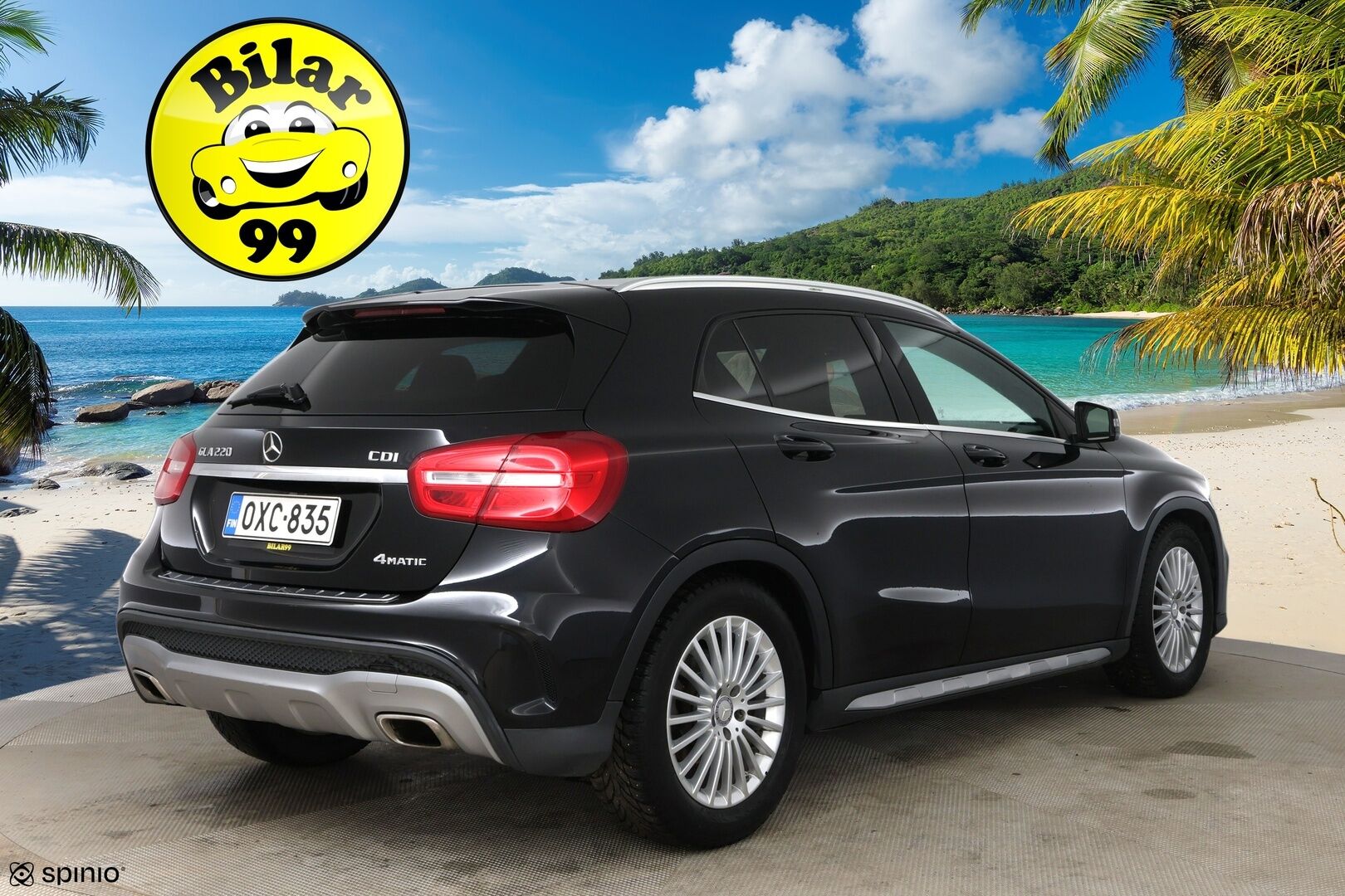 Mercedes-Benz GLA 2015 220 d 4Matic A Premium Business AMG / Webasto / ILS Xenon / Vakkari / Sähk. takaluukku / - AMG sisä- ja ulkopaketilla / Offroad paketti / Hyvällä huoltohistorialla! 