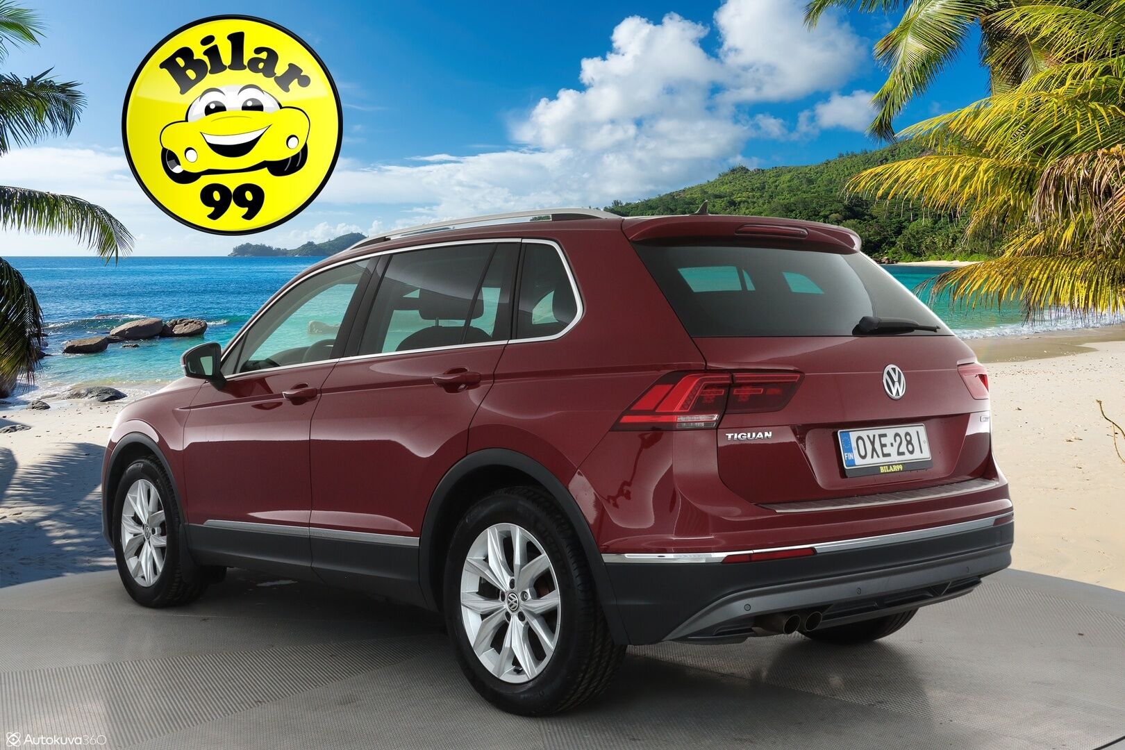 Volkswagen Tiguan 2018 2,0 TSI 132 kW 4MOTION DSG Aut ** Suomiauto /  Webasto / Adapt.vakkari / Koukku / KeyLess / P.tutkat - Kangas-Alcantara / 2x renkaat / Digimittaristo