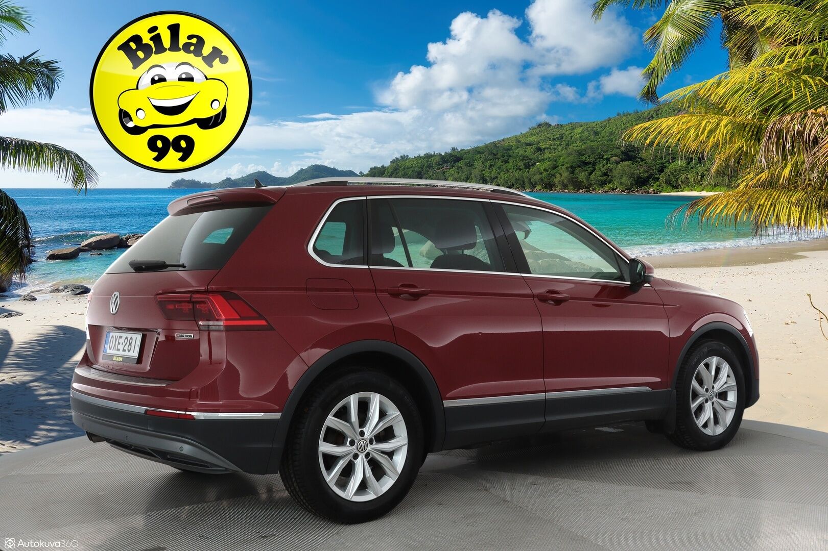Volkswagen Tiguan 2018 2,0 TSI 132 kW 4MOTION DSG Aut ** Suomiauto /  Webasto / Adapt.vakkari / Koukku / KeyLess / P.tutkat - Kangas-Alcantara / 2x renkaat / Digimittaristo