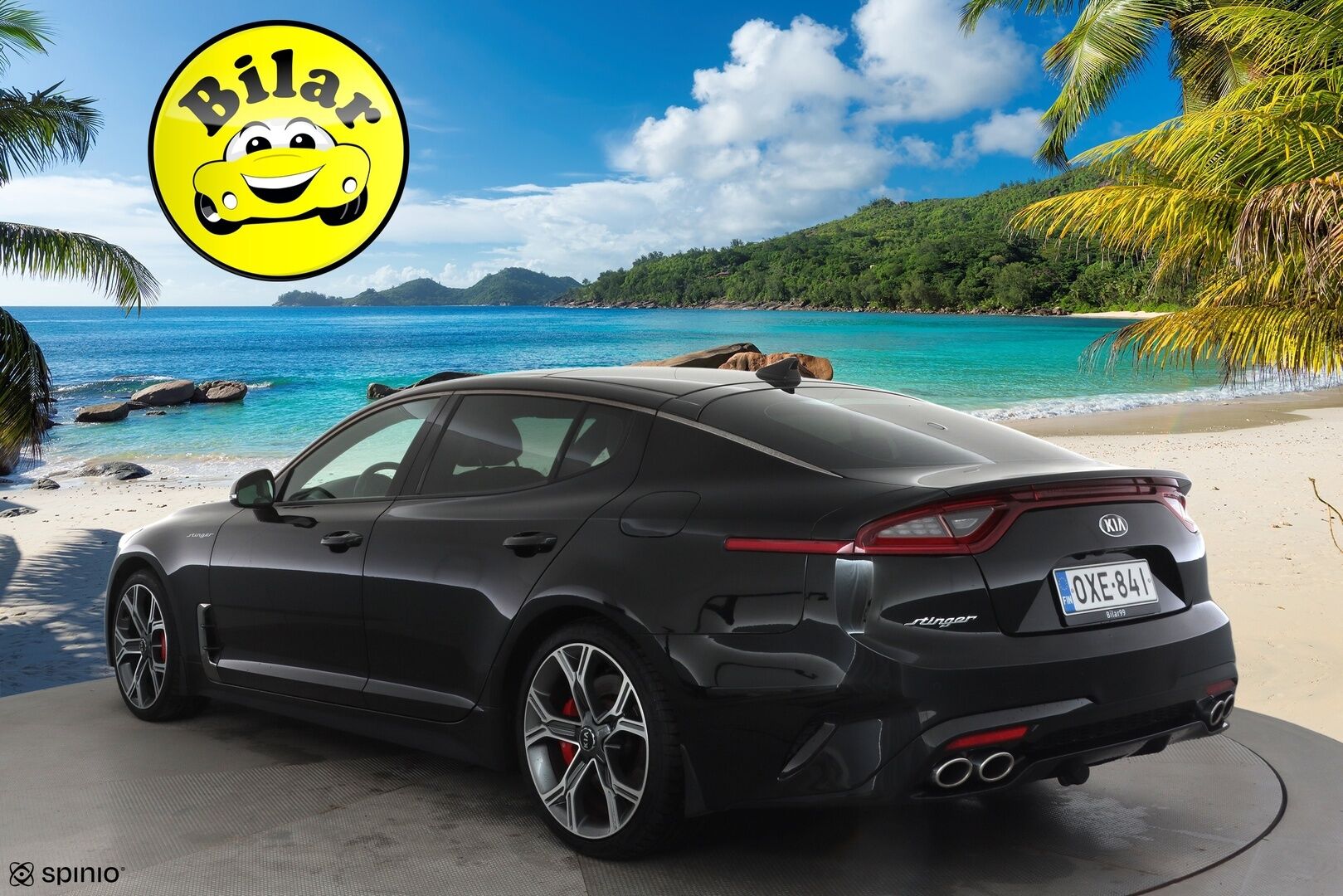Kia Stinger 2018 3,3 T-GDI AWD GT A/T - | ACC | Ilm. sporttinahat | Muistipenkki | H/K | Kattoluukku | 360° | HUD | Lane Assist | BSM | Lämm. ratti | LED | Apple & Android | 2x renkaat aluin |
