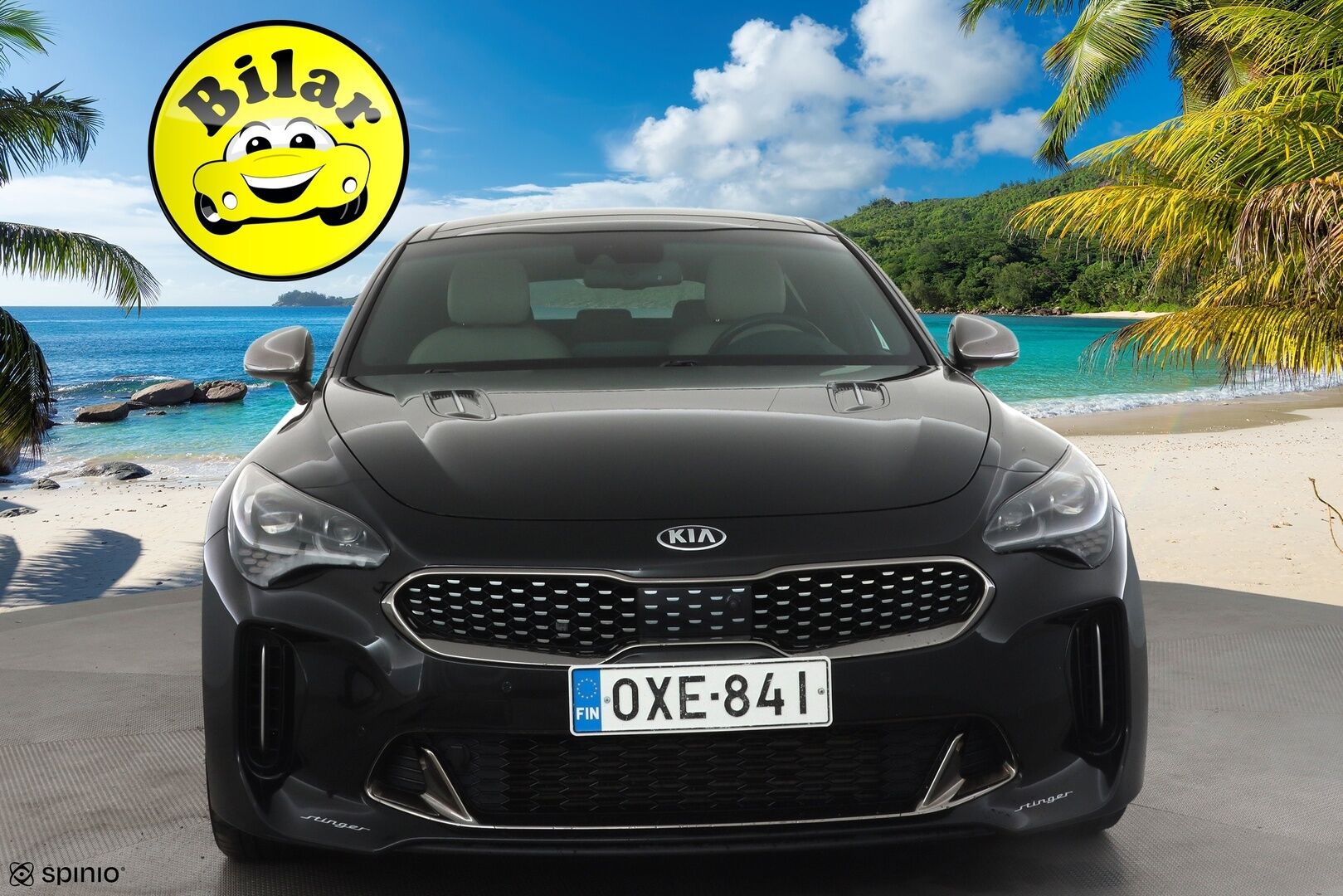 Kia Stinger 2018 3,3 T-GDI AWD GT A/T - | ACC | Ilm. sporttinahat | Muistipenkki | H/K | Kattoluukku | 360° | HUD | Lane Assist | BSM | Lämm. ratti | LED | Apple & Android | 2x renkaat aluin |