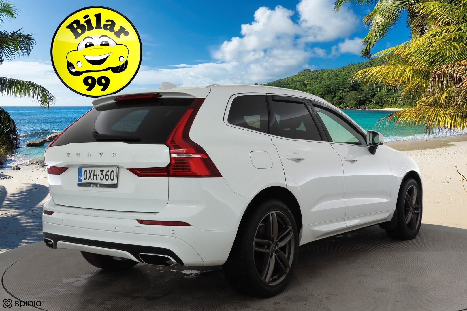 Volvo XC60 2018 D4 AWD Business R-Design aut * ACC / B&W / P.tutkat / Muistipenkki / LED / Navi / Koukku / Sporttipenkit * - Webasto / Keyless / Suomi-auto / 2x renkaat aluvantein - HULLU BLACKWEEK KORKOTARJOUS 2,49%