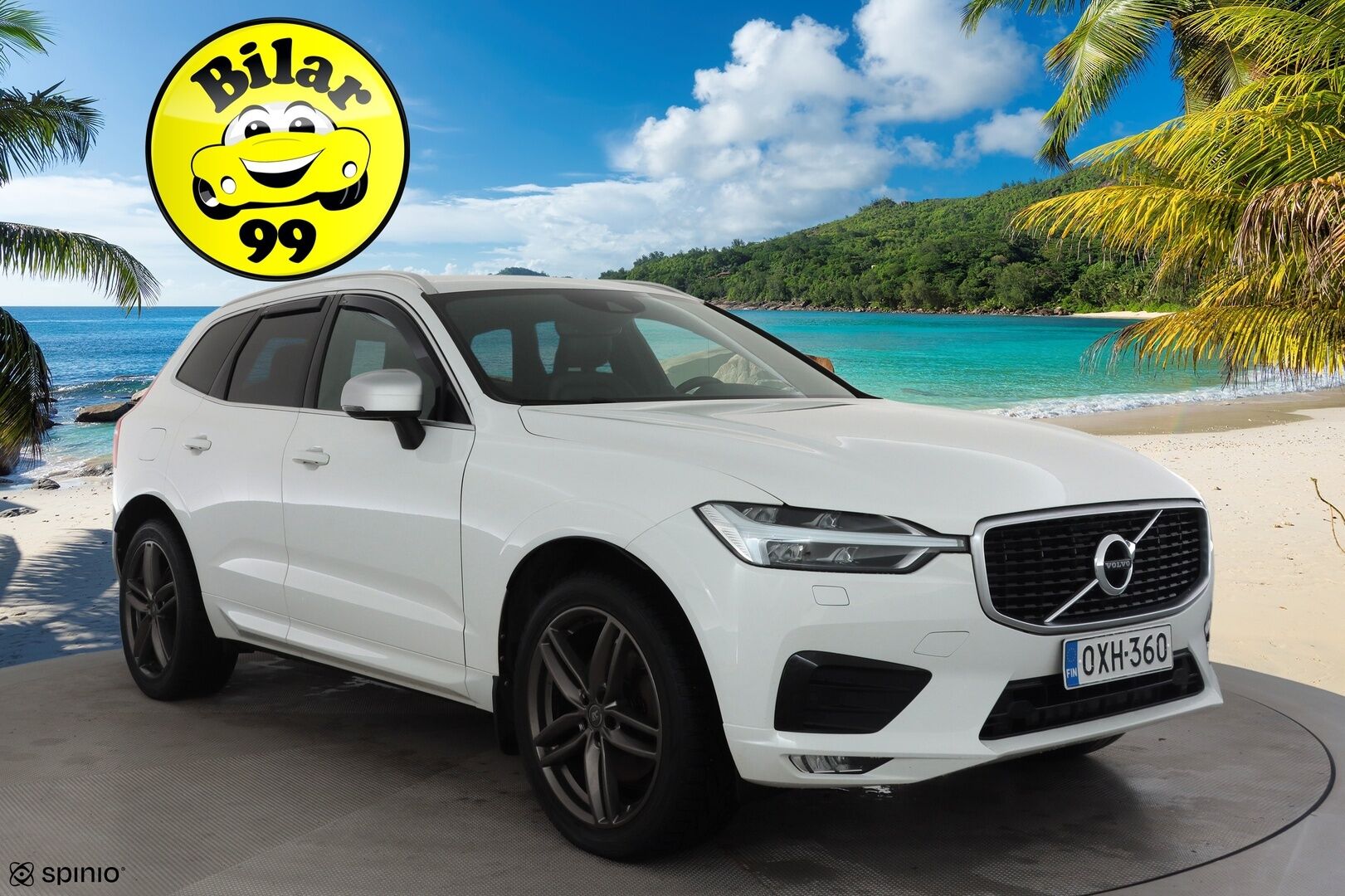 Volvo XC60 2018 D4 AWD Business R-Design aut * ACC / B&W / P.tutkat / Muistipenkki / LED / Navi / Koukku / Sporttipenkit * - Webasto / Keyless / Suomi-auto / 2x renkaat aluvantein - HULLU BLACKWEEK KORKOTARJOUS 2,49%