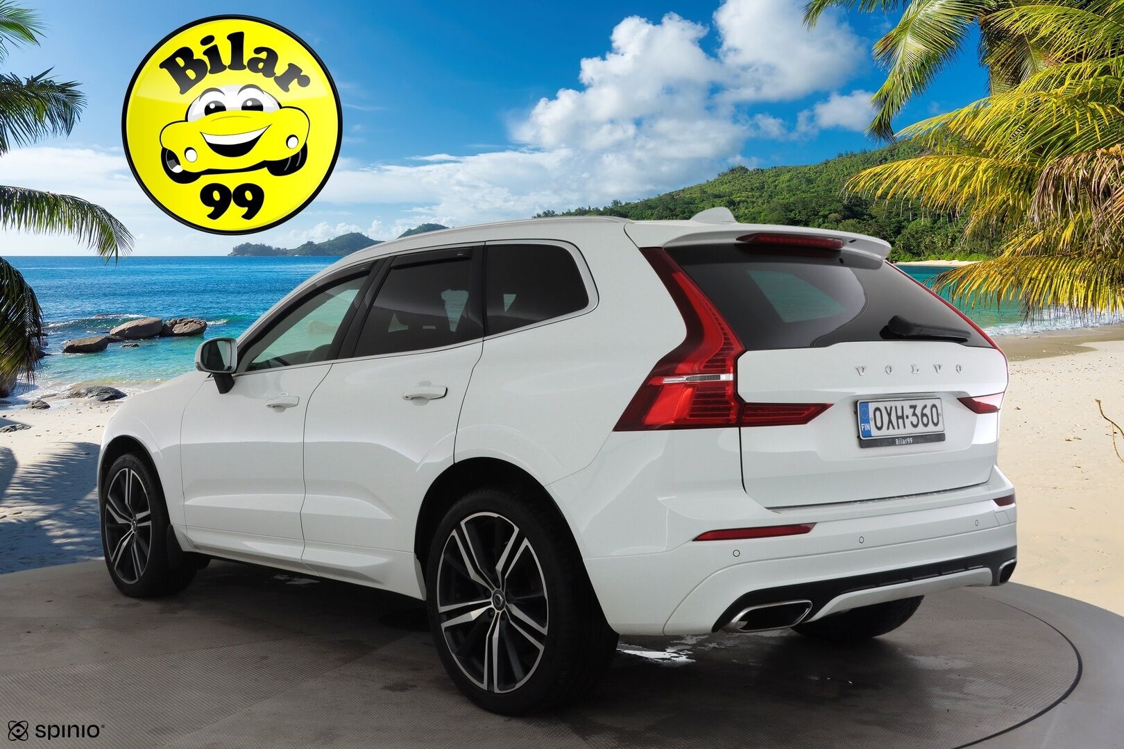 Volvo XC60 2018 D4 AWD Business R-Design aut * ACC / B&W / P.tutkat / Muistipenkki / LED / Navi / Koukku / Sporttipenkit * - Webasto / Keyless / Suomi-auto / 2x renkaat aluvantein - HULLU BLACKWEEK KORKOTARJOUS 2,49%