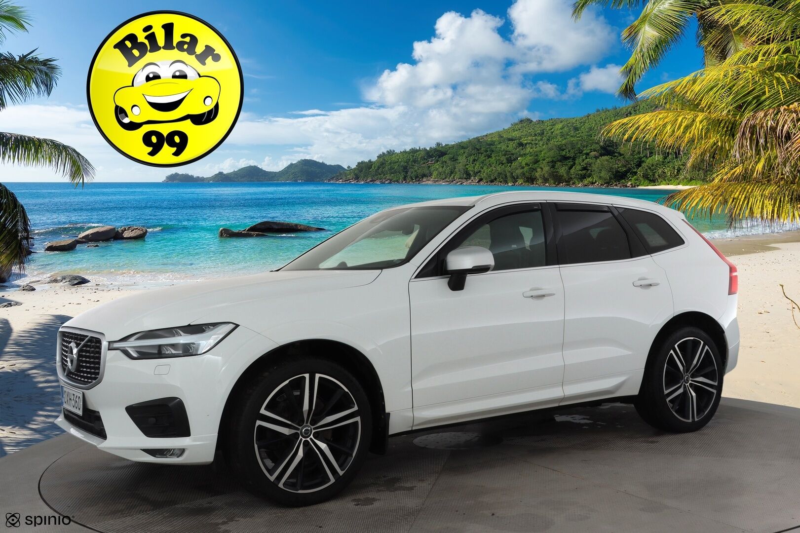 Volvo XC60 2018 D4 AWD Business R-Design aut * ACC / B&W / P.tutkat / Muistipenkki / LED / Navi / Koukku / Sporttipenkit * - Webasto / Keyless / Suomi-auto / 2x renkaat aluvantein 