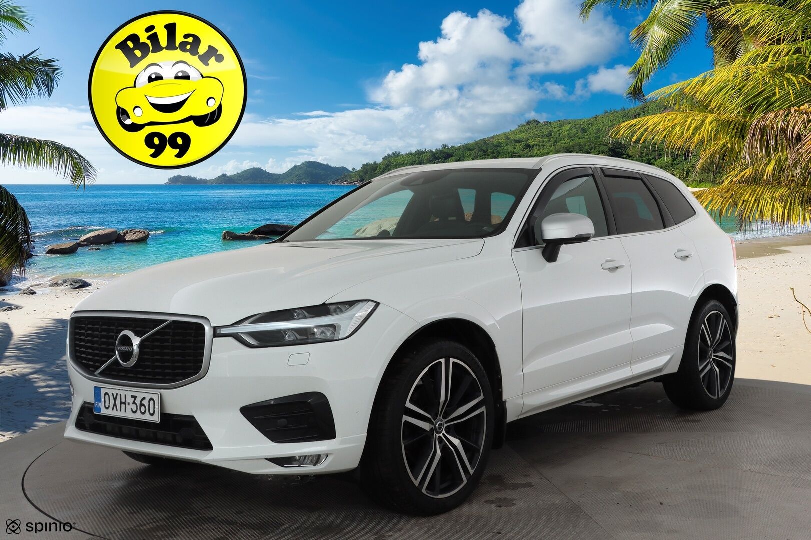 Volvo XC60 2018 D4 AWD Business R-Design aut * ACC / B&W / P.tutkat / Muistipenkki / LED / Navi / Koukku / Sporttipenkit * - Webasto / Keyless / Suomi-auto / 2x renkaat aluvantein - HULLU BLACKWEEK KORKOTARJOUS 2,49%