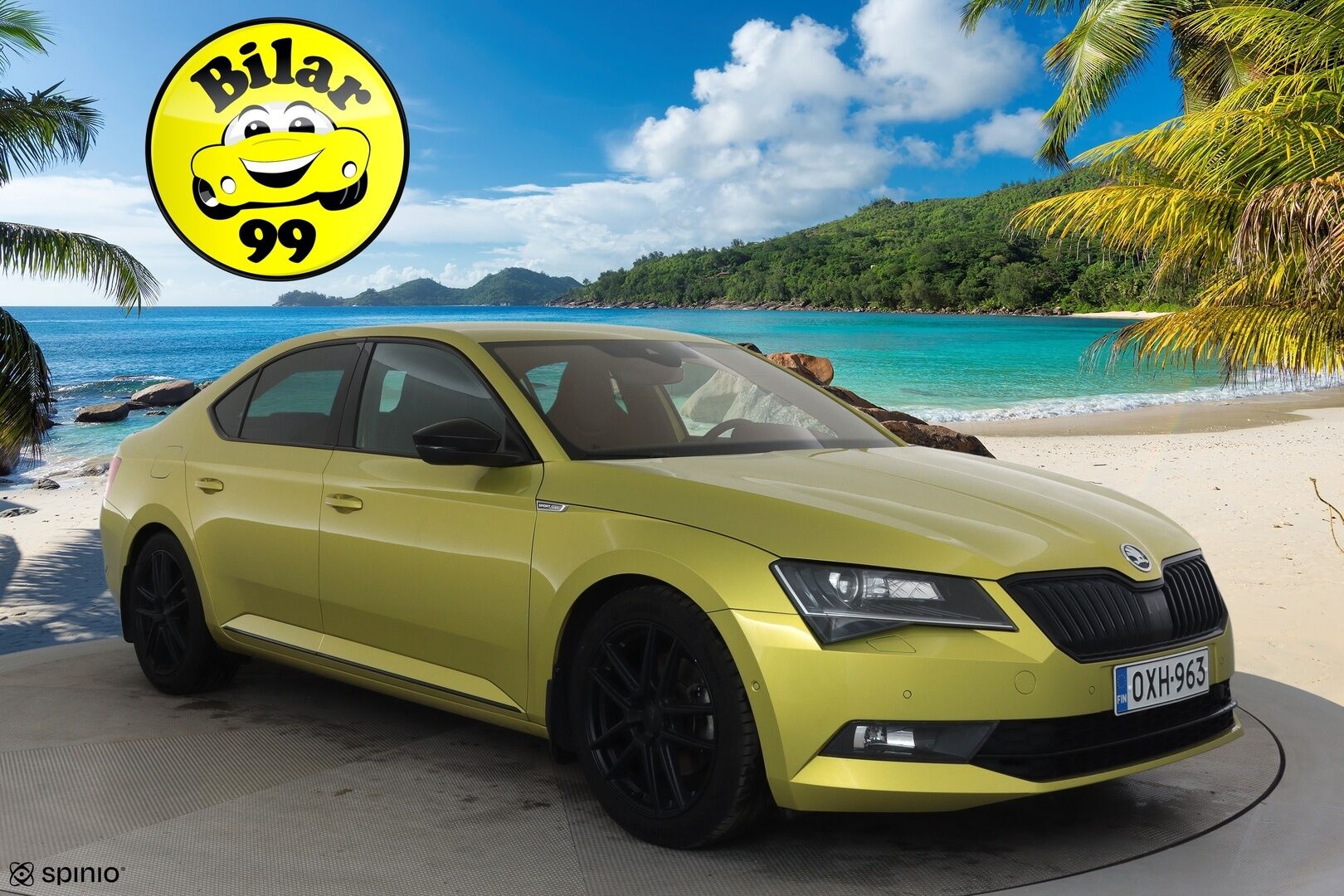 Skoda Superb 2018 2,0 TSI 220 SportLine DSG **Canton / Webasto / Koukku / ACC / Xenon / P.Kamera / Muistipenkki / Nahka-Alcantara / Navi** - Suomi-auto / Kahdet Renkaat / Merkkihuollettu!