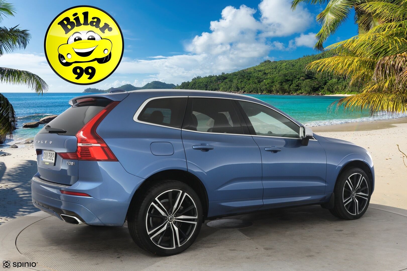 Volvo XC60 2018 T8 AWD R-Design aut * Ilma-alusta / Bowers & Wilkins / ACC / LED / Sähkökoukku / 360 Kamera / HUD / KeyLess * - Jakohihna vaihdettu 06/2023 / Merkkihuollettu / Juuri Katsastettu *