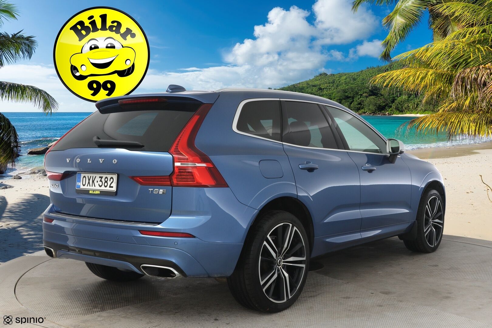 Volvo XC60 2018 T8 AWD R-Design aut * Ilma-alusta / Bowers & Wilkins / ACC / LED / Sähkökoukku / 360 Kamera / HUD / KeyLess * - Jakohihna vaihdettu 06/2023 / Merkkihuollettu / Juuri Katsastettu *